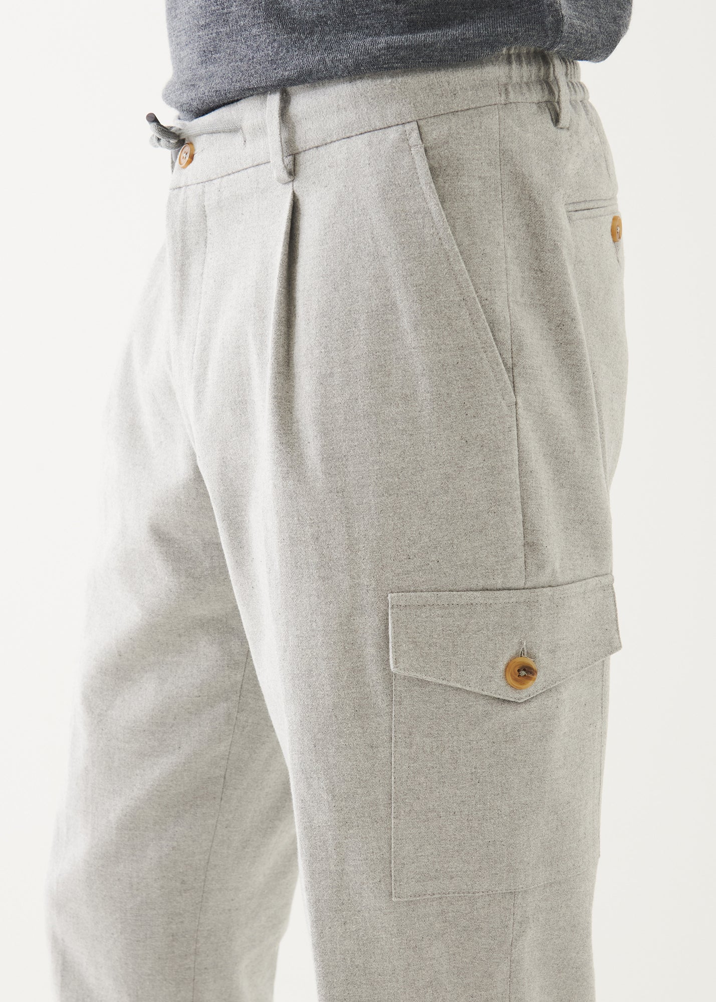Flannel Slim Cargo Pant