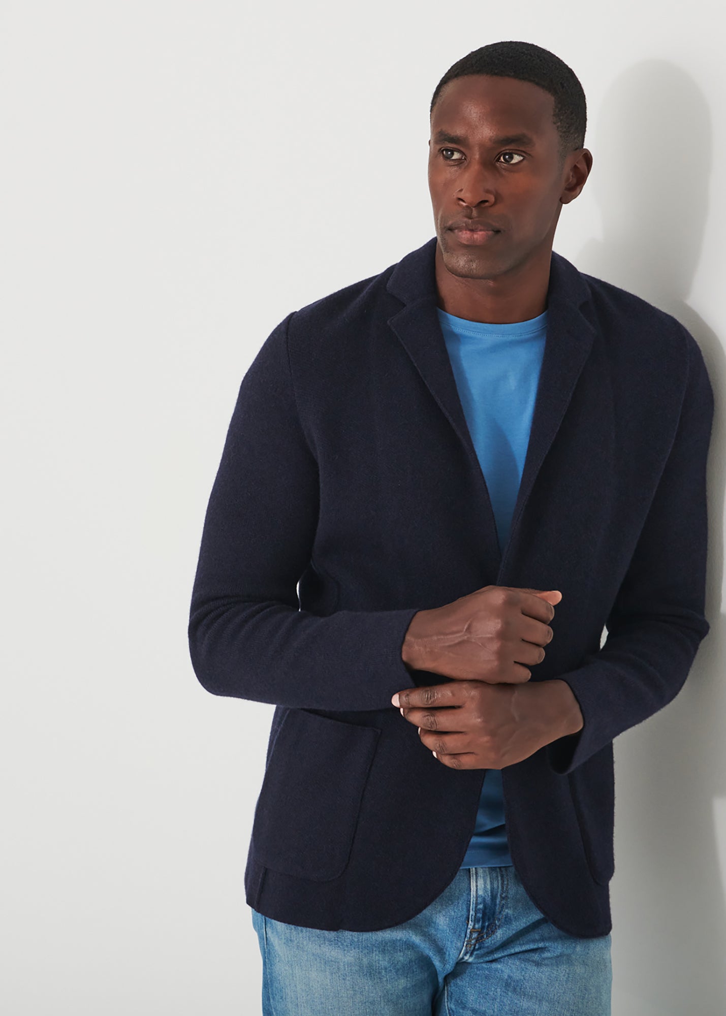 ECO-CASHMERE SWEATER JACKET | PATRICK ASSARAF.