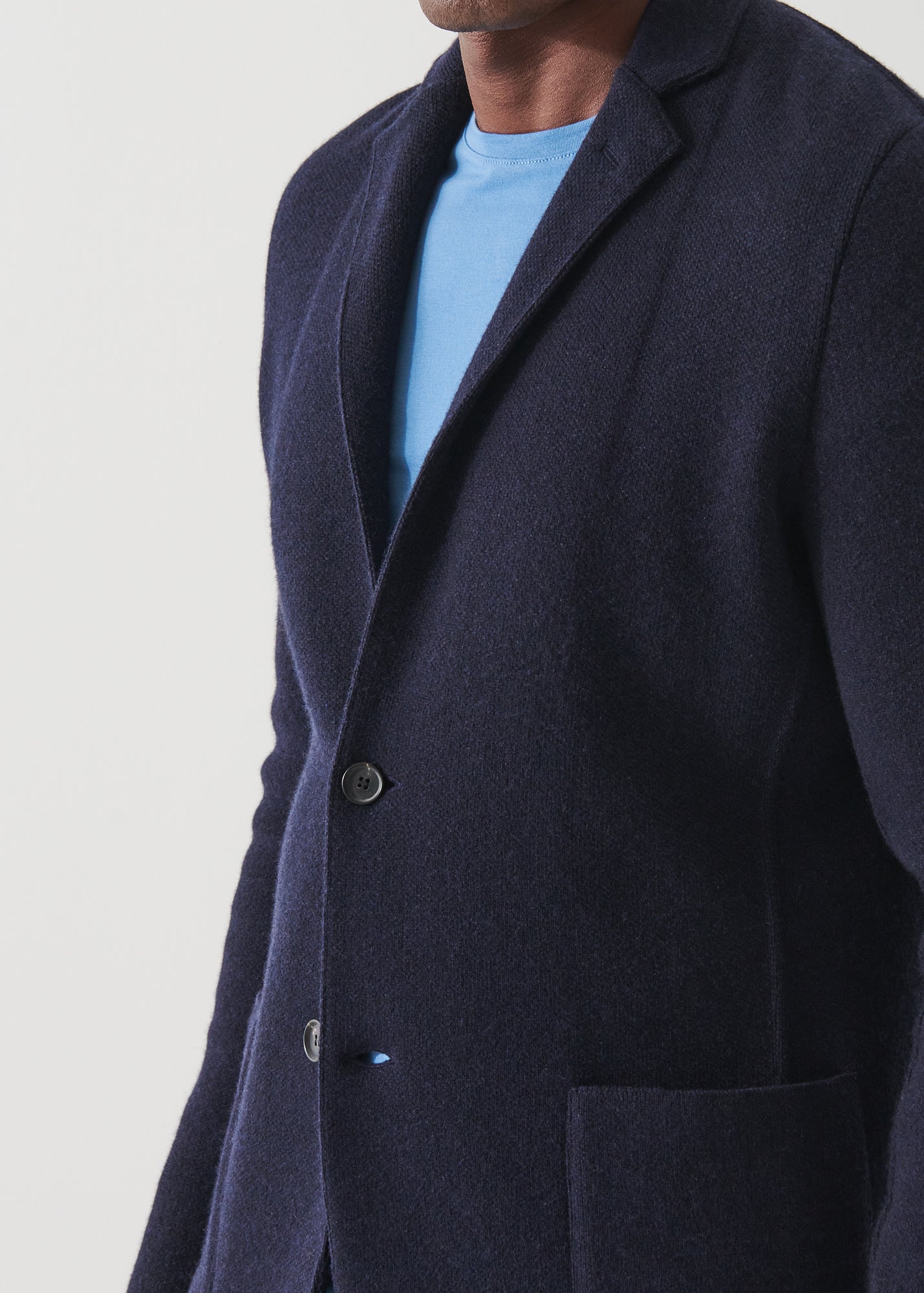 ECO-CASHMERE SWEATER JACKET | PATRICK ASSARAF.