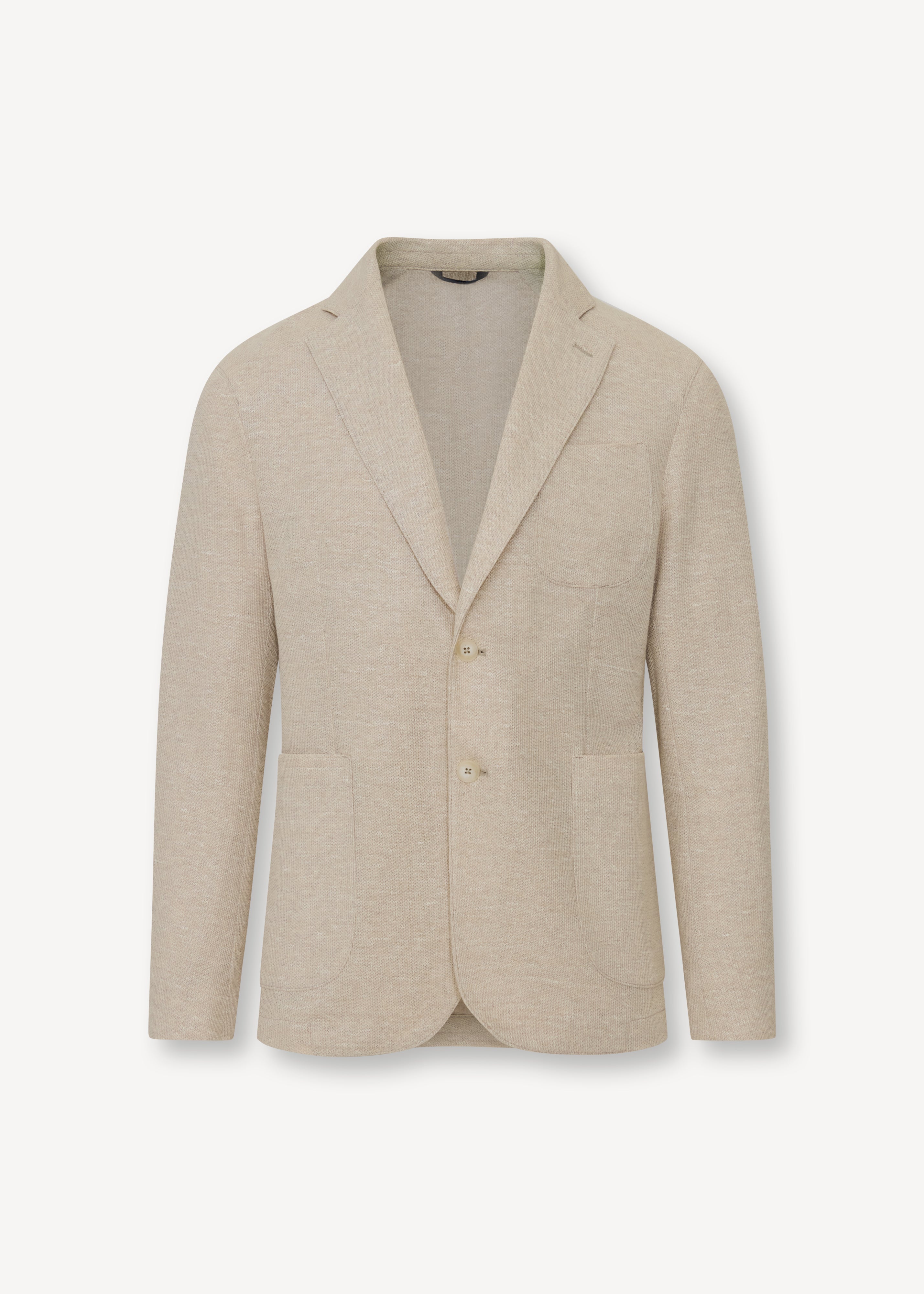 Linen-Cotton Textured Knit Blazer - PATRICK ASSARAF