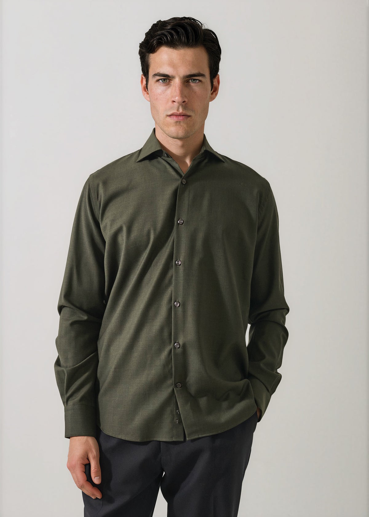 Active Wool Shirt - PATRICK ASSARAF