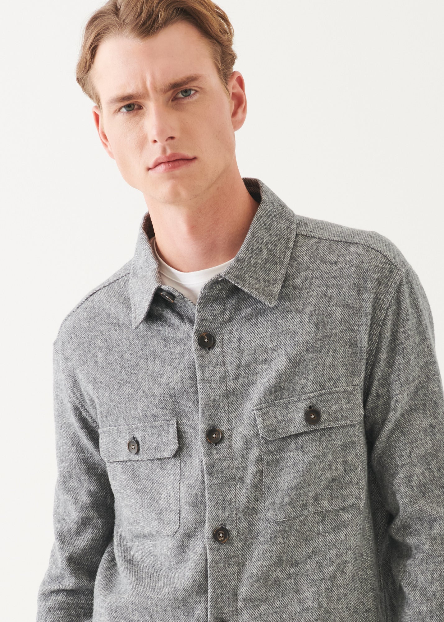 Cotton Shirt Jacket - PATRICK ASSARAF