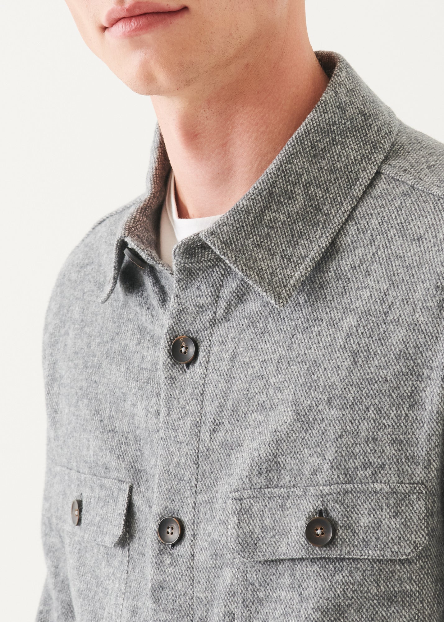 Cotton Shirt Jacket - PATRICK ASSARAF