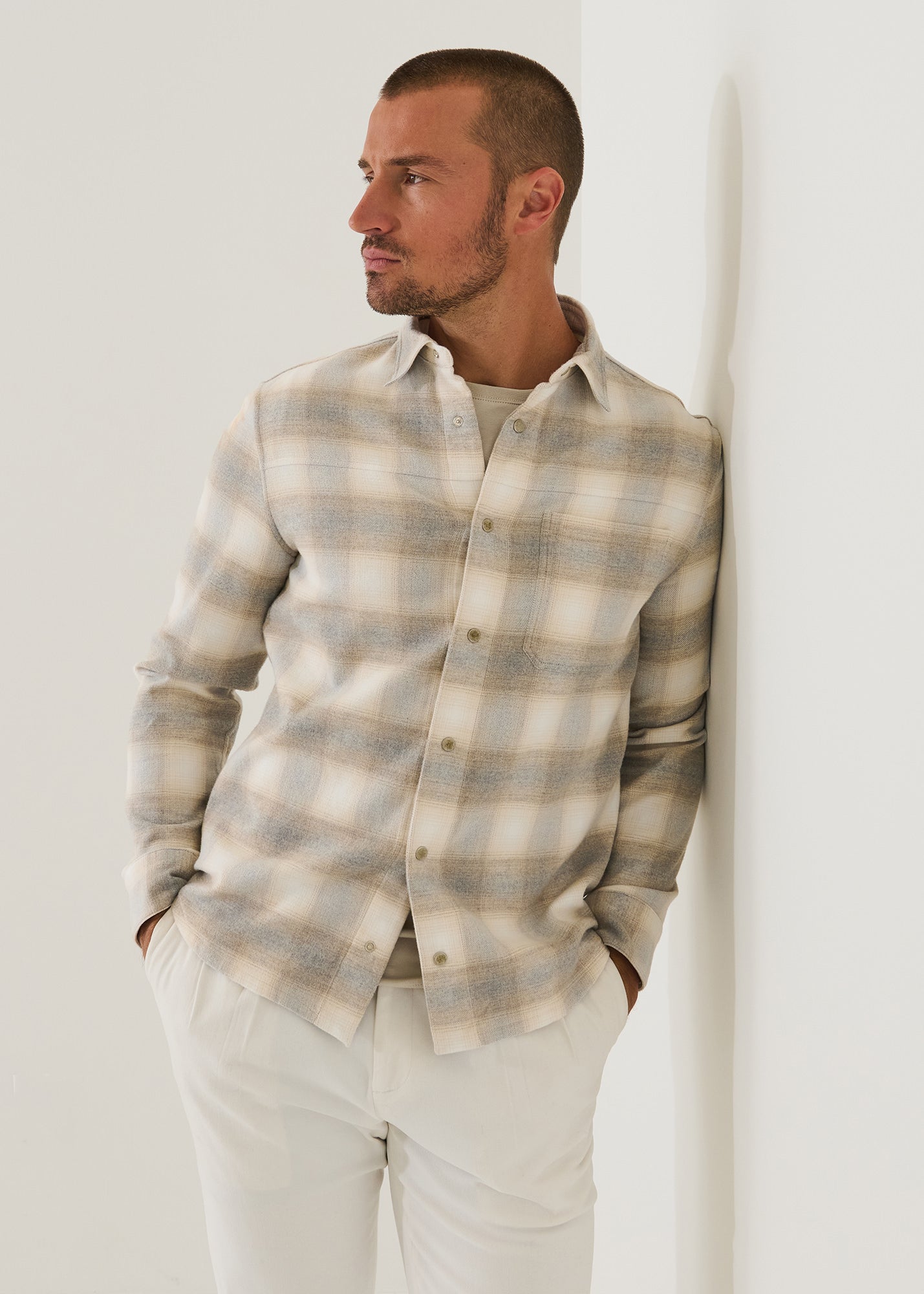 Wool Flannel Overshirt