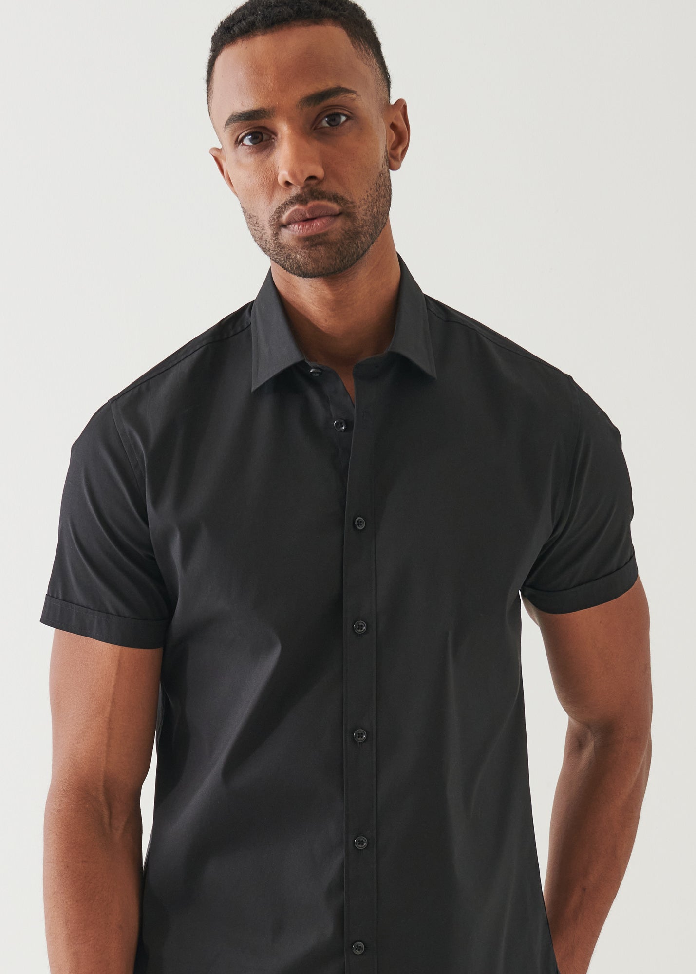 Cotton Stretch Shirt - PATRICK ASSARAF