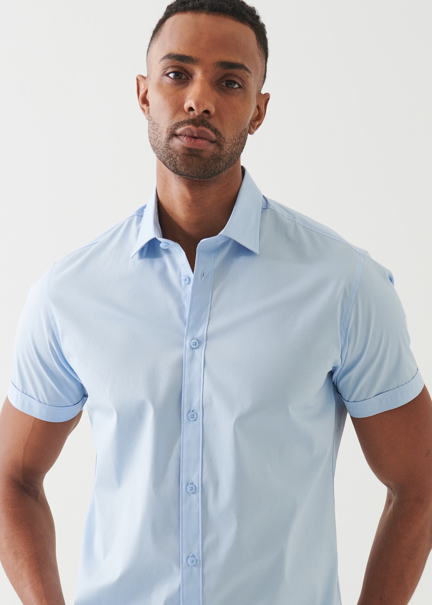 Cotton Stretch Shirt - PATRICK ASSARAF