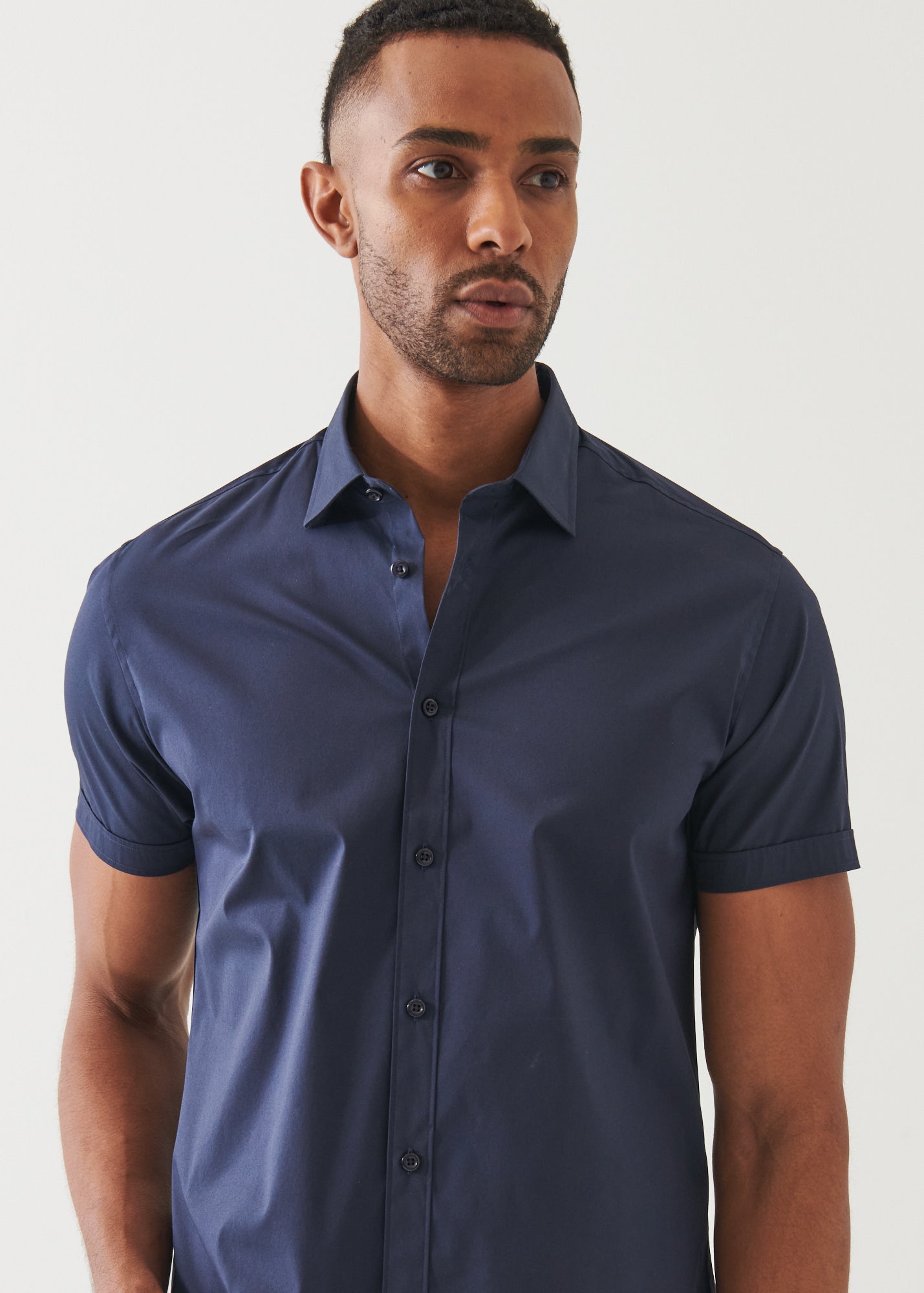 Cotton Stretch Shirt - PATRICK ASSARAF