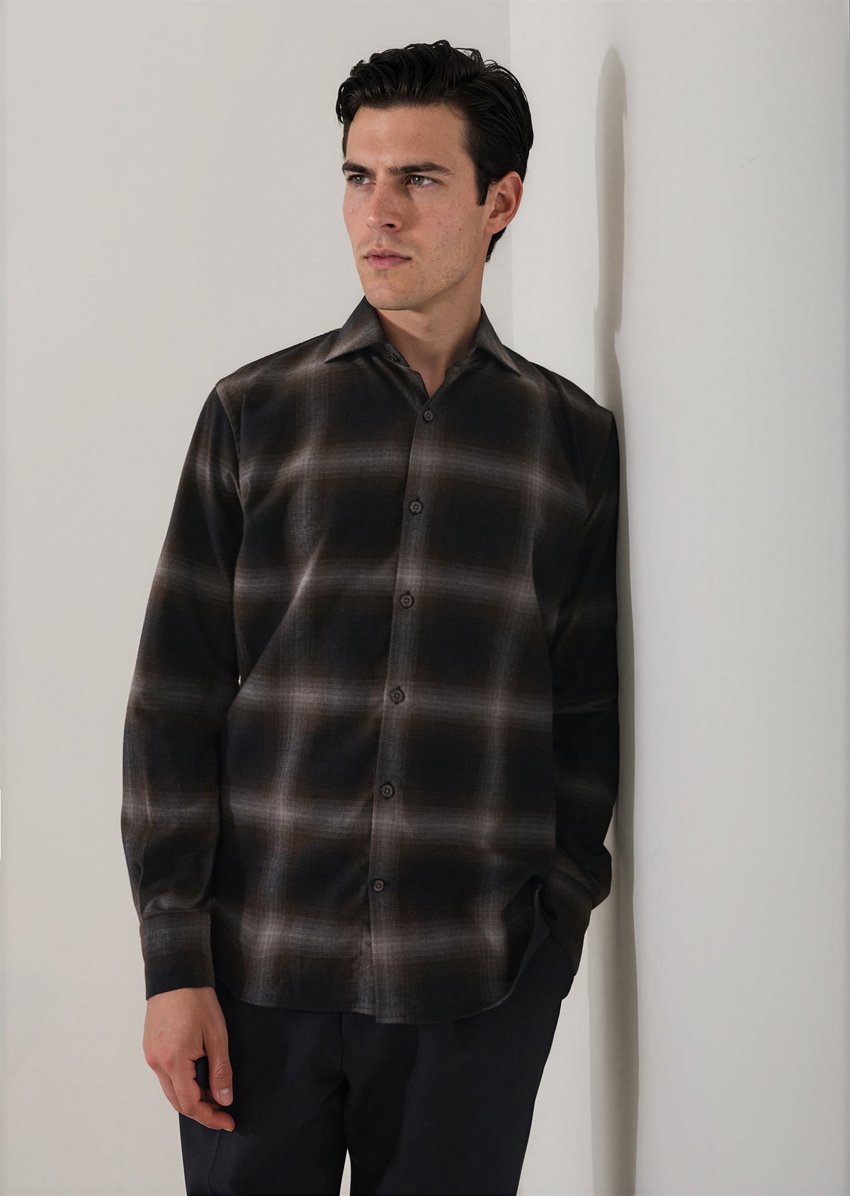 Ombre Check Shirt - PATRICK ASSARAF