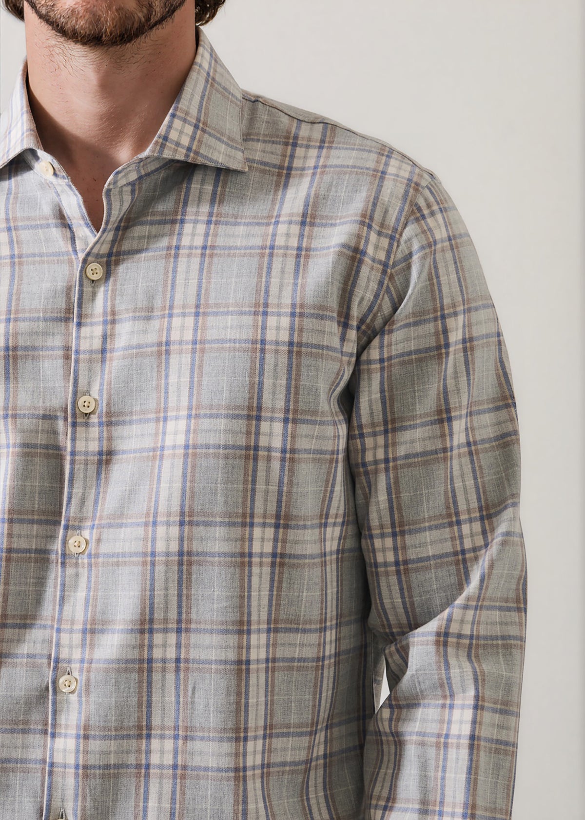 Plaid Flannel Shirt - PATRICK ASSARAF