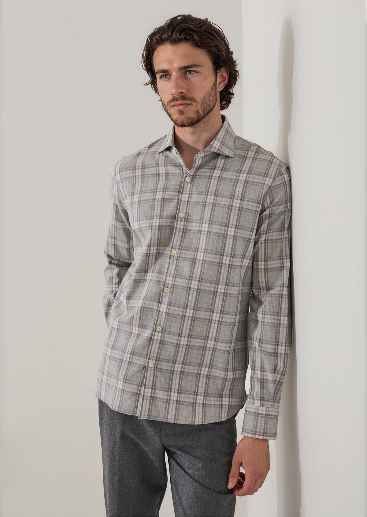 Plaid Flannel Shirt - PATRICK ASSARAF