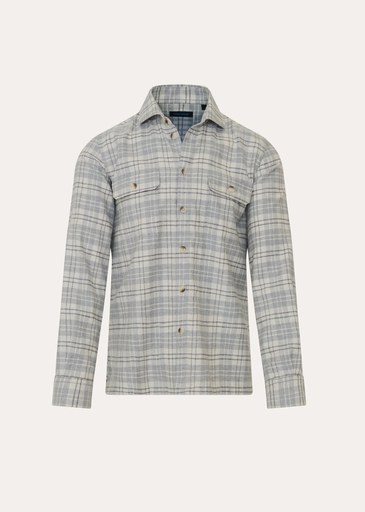 Flannel Plaid Overshirt - PATRICK ASSARAF