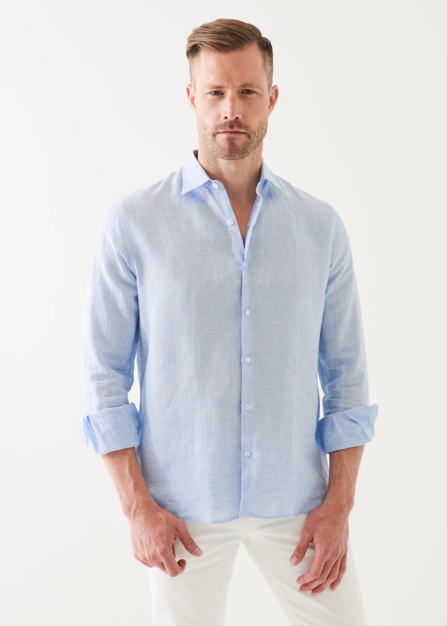 Linen Chambray Shirt - PATRICK ASSARAF