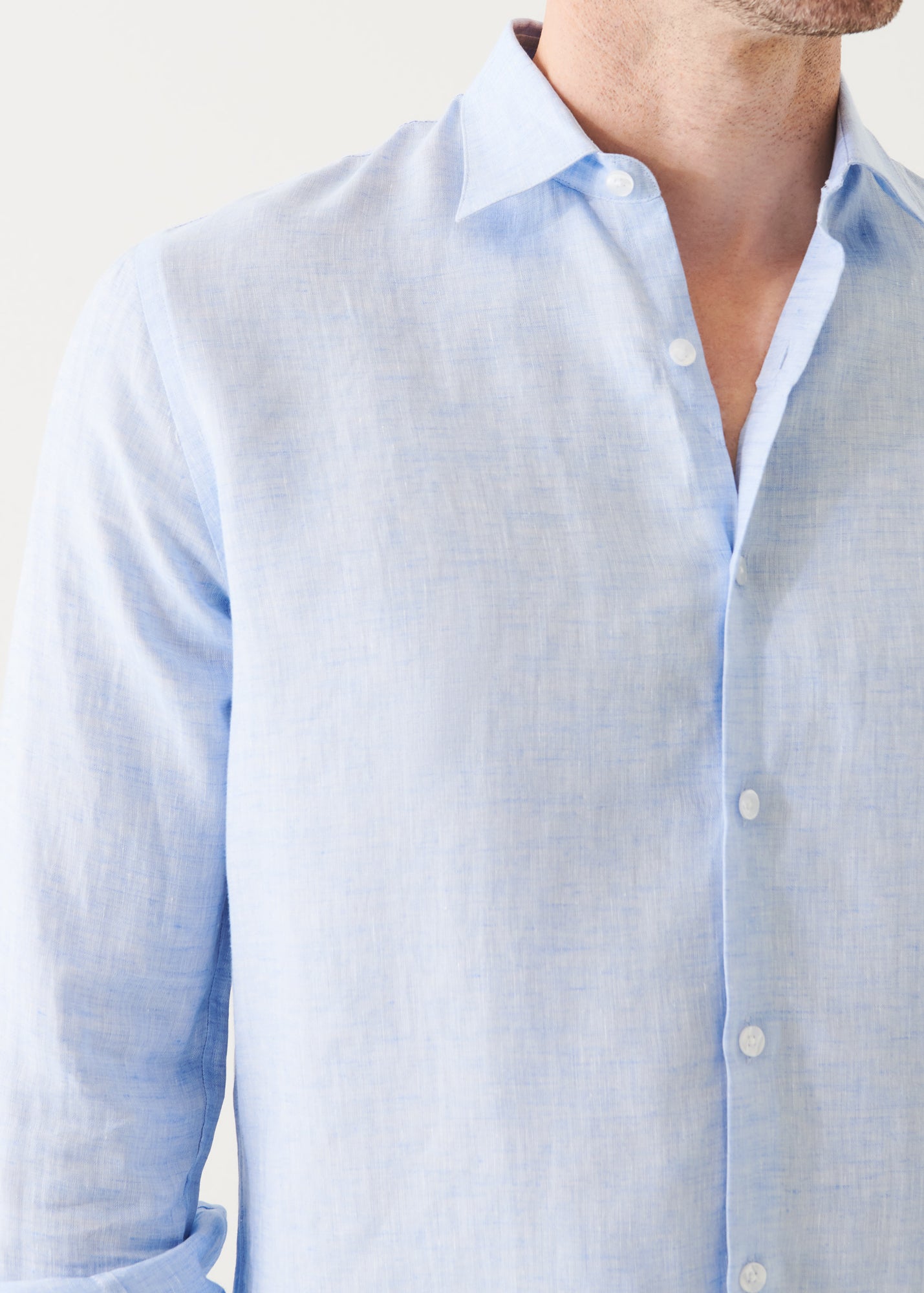 Linen Chambray Shirt - PATRICK ASSARAF