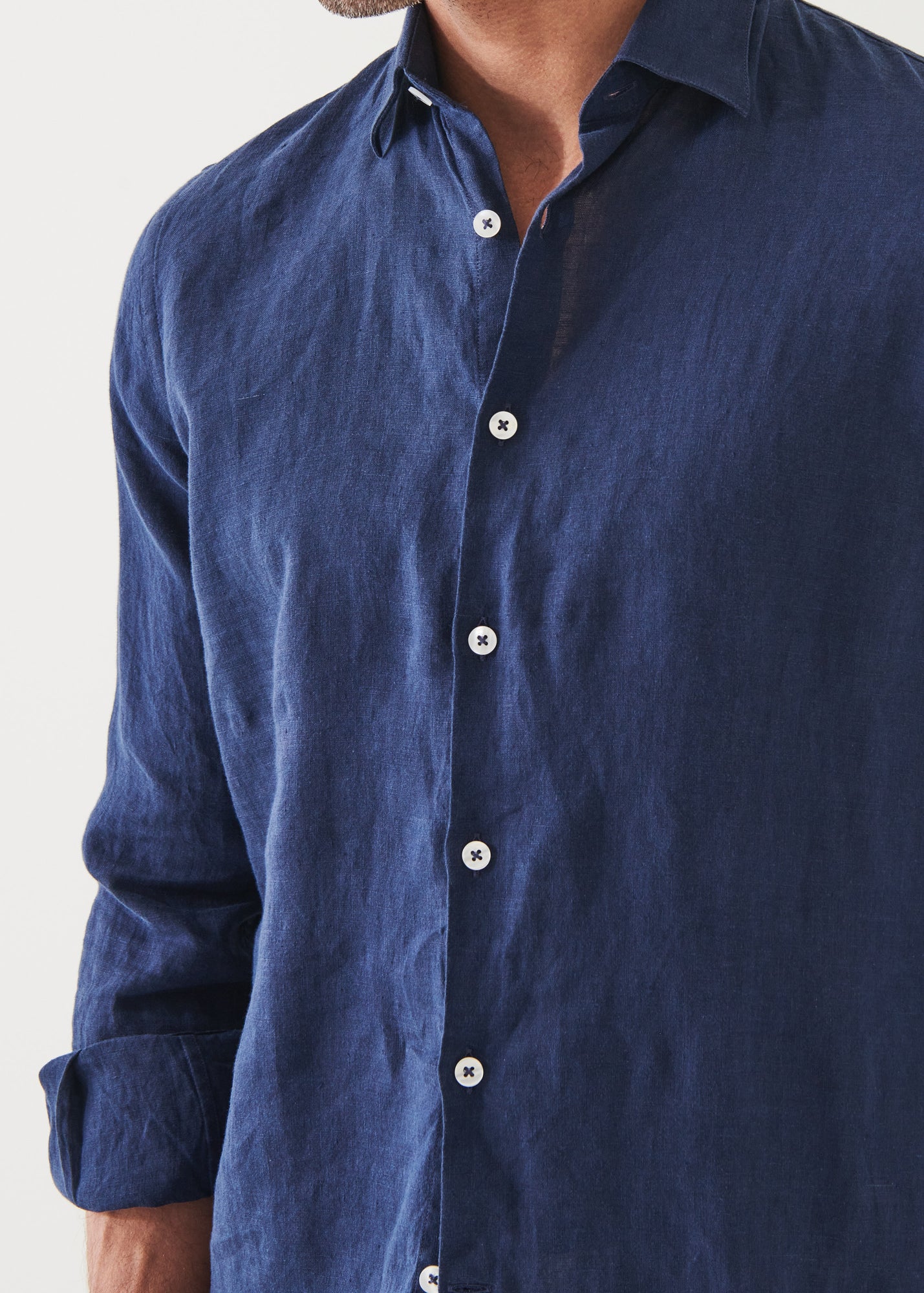 Linen Chambray Shirt - PATRICK ASSARAF