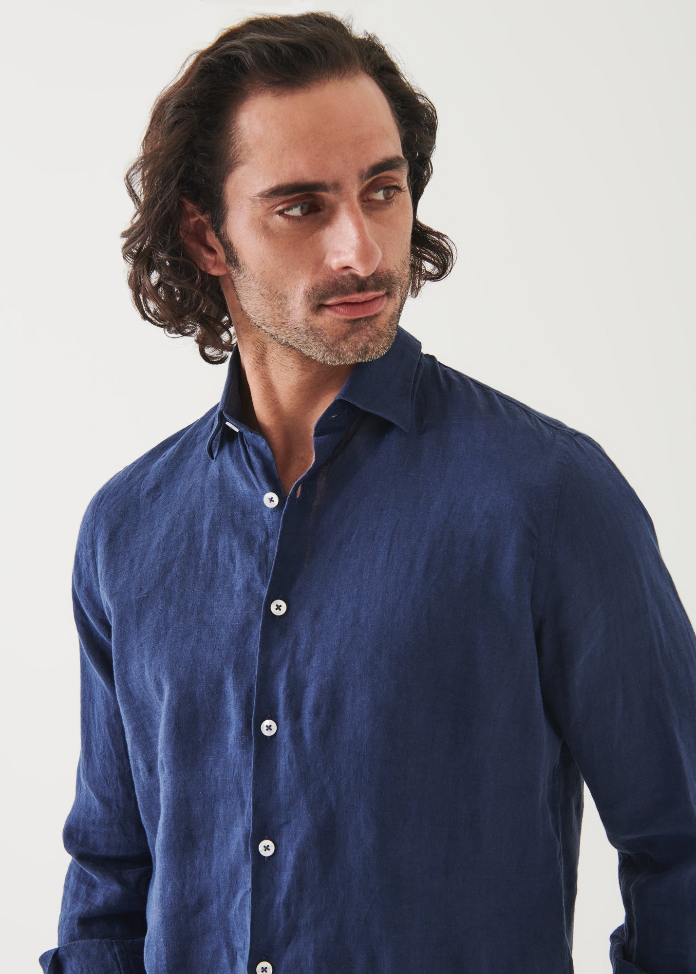 Linen Chambray Shirt - PATRICK ASSARAF