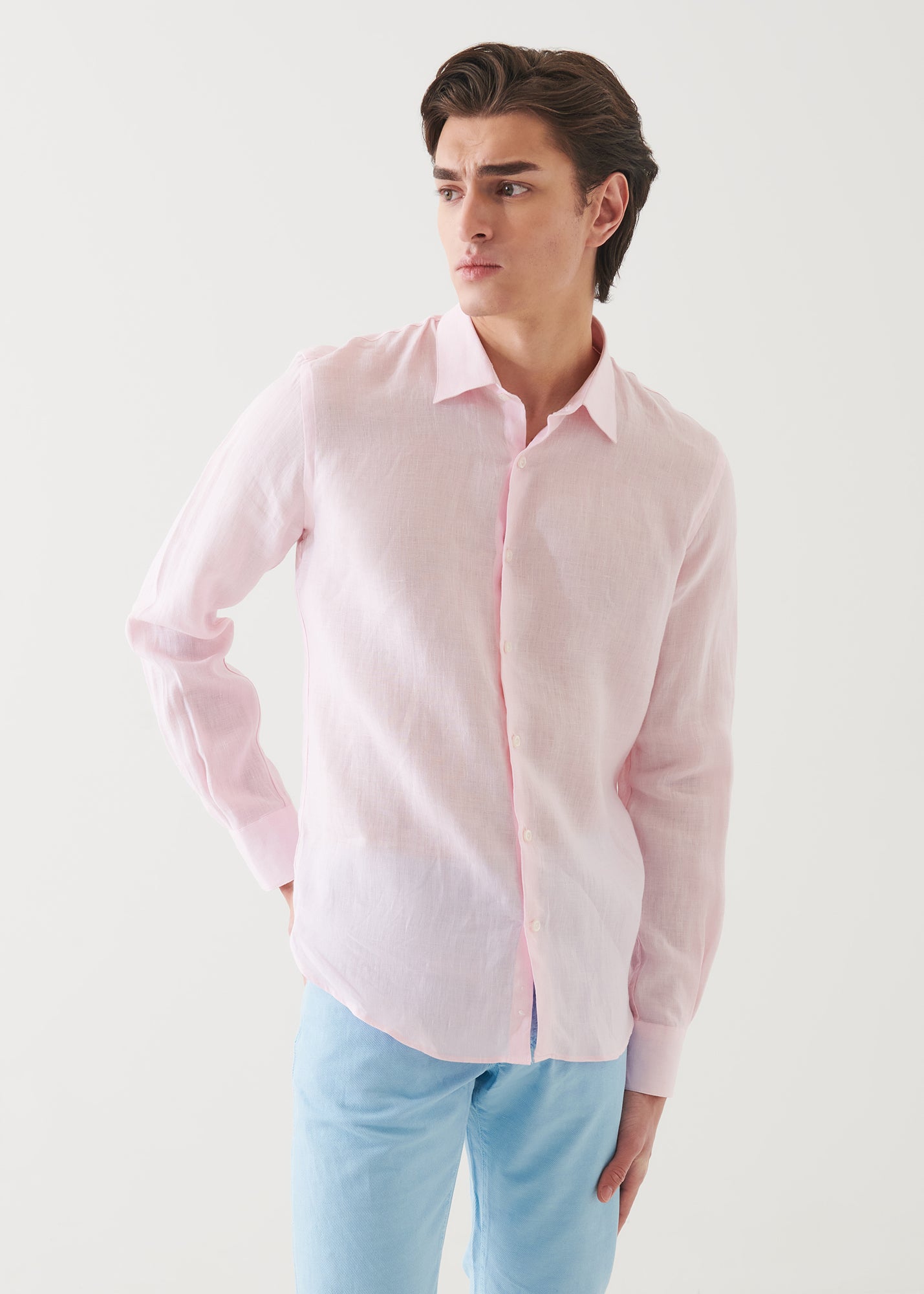 Linen Chambray Shirt - PATRICK ASSARAF