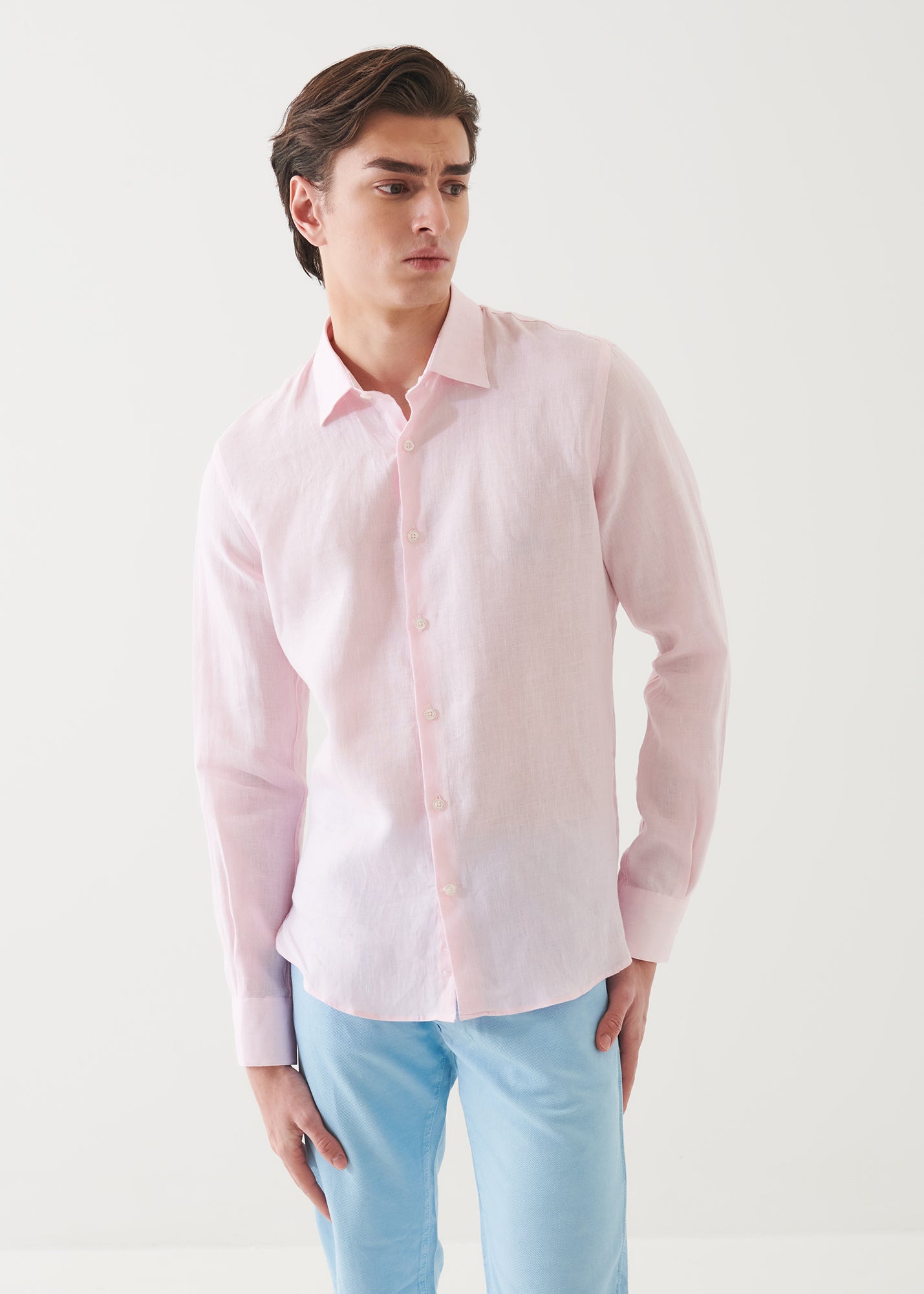 Linen Chambray Shirt - PATRICK ASSARAF