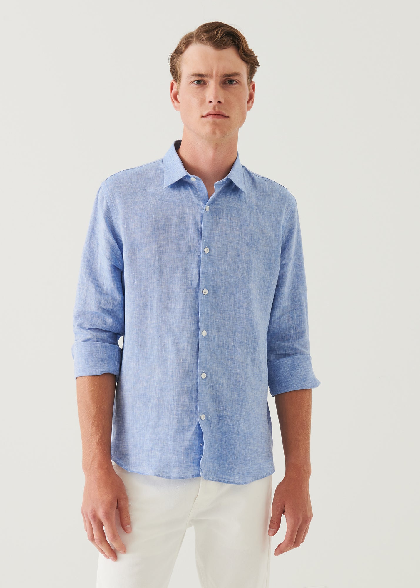 Linen Chambray Shirt - PATRICK ASSARAF