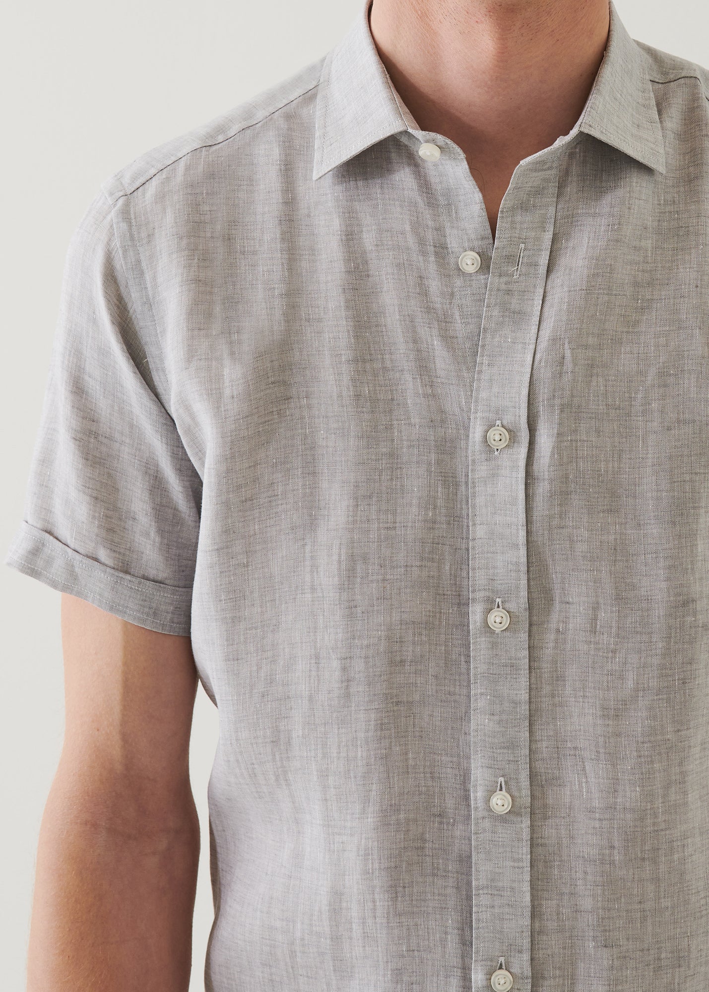 Short Sleeve Linen Shirt - PATRICK ASSARAF