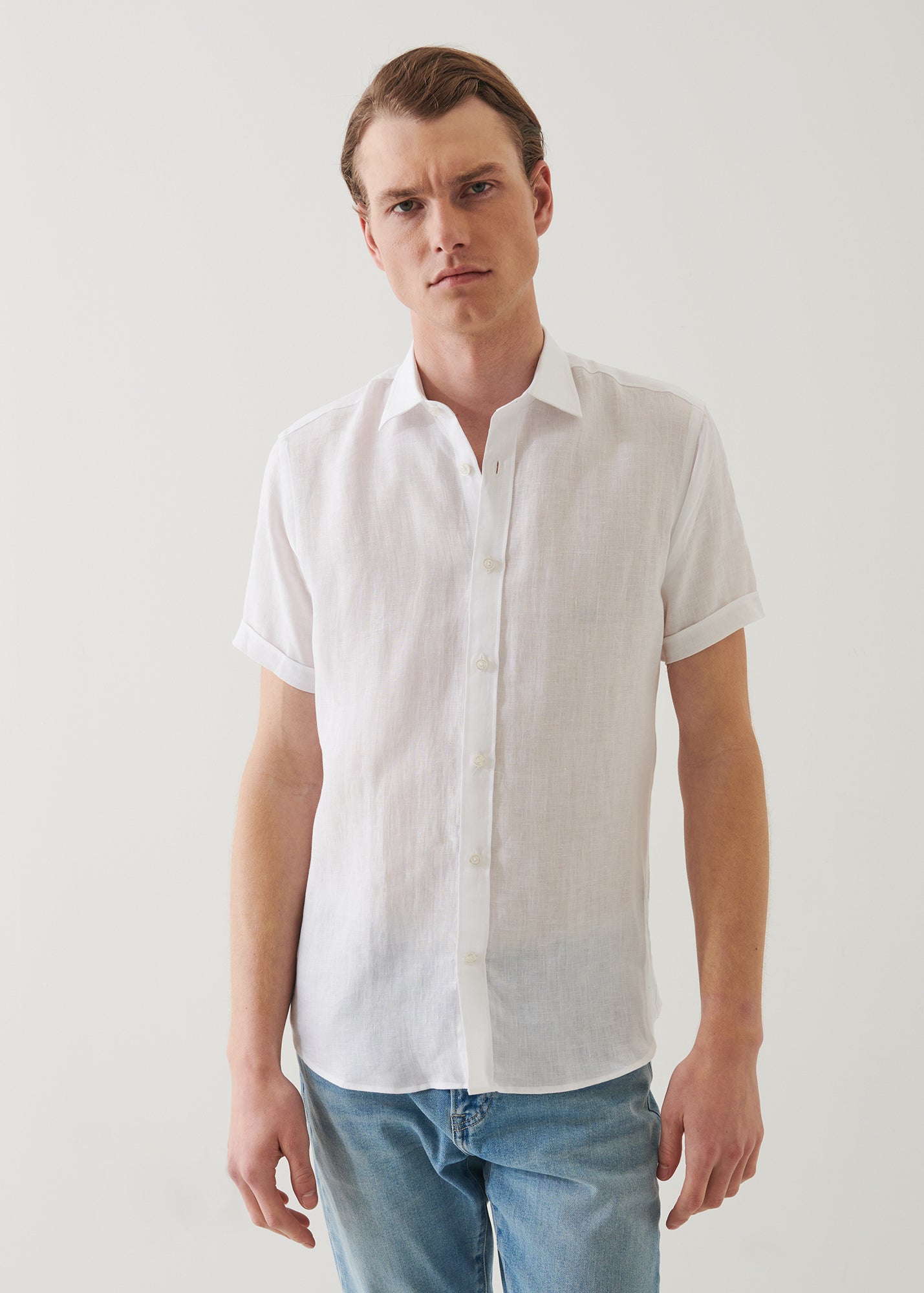 Short Sleeve Linen Shirt - PATRICK ASSARAF