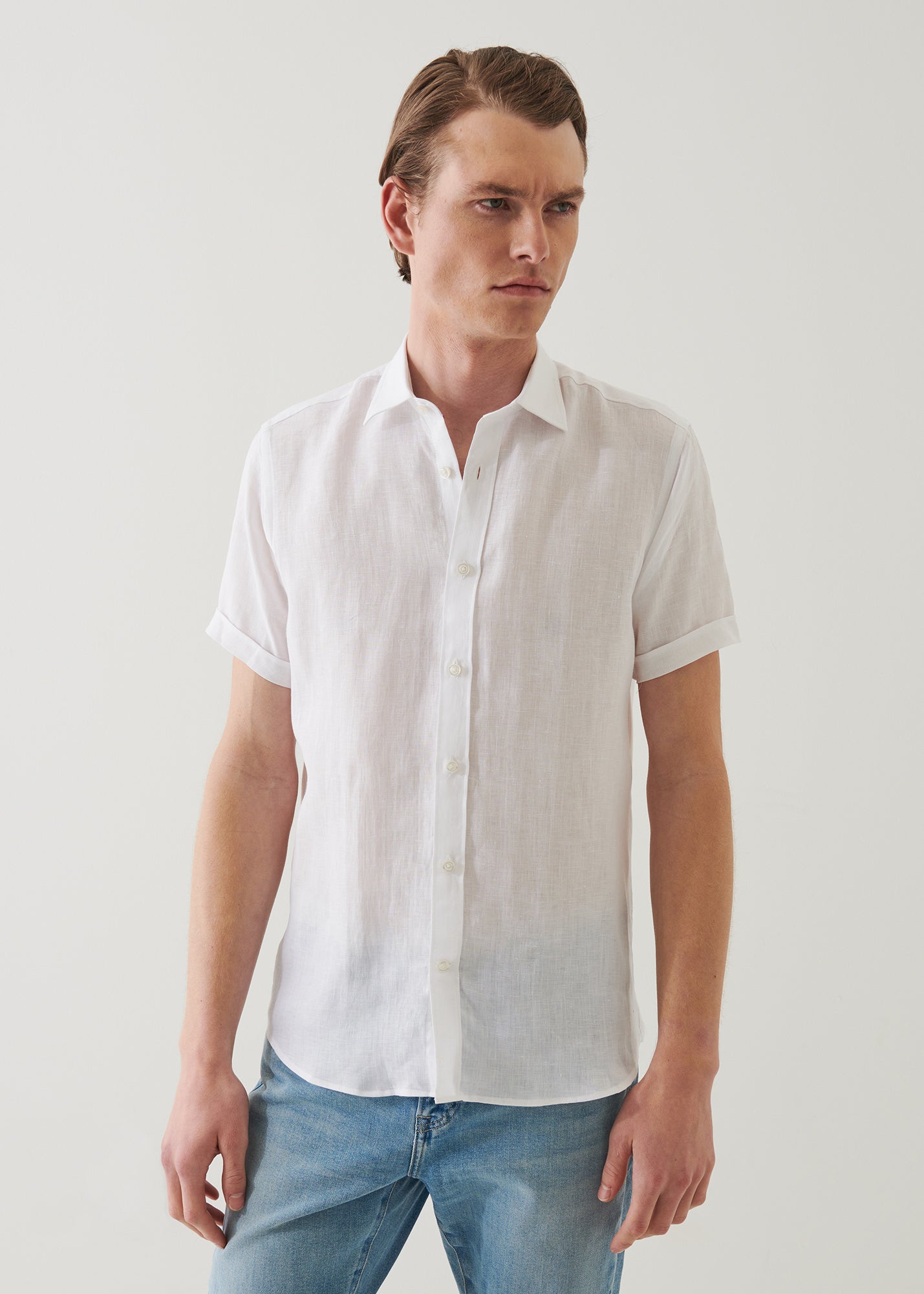 Short Sleeve Linen Shirt - PATRICK ASSARAF