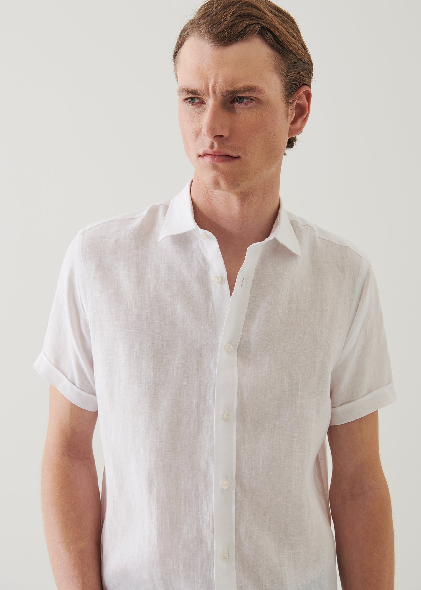 Short Sleeve Linen Shirt - PATRICK ASSARAF