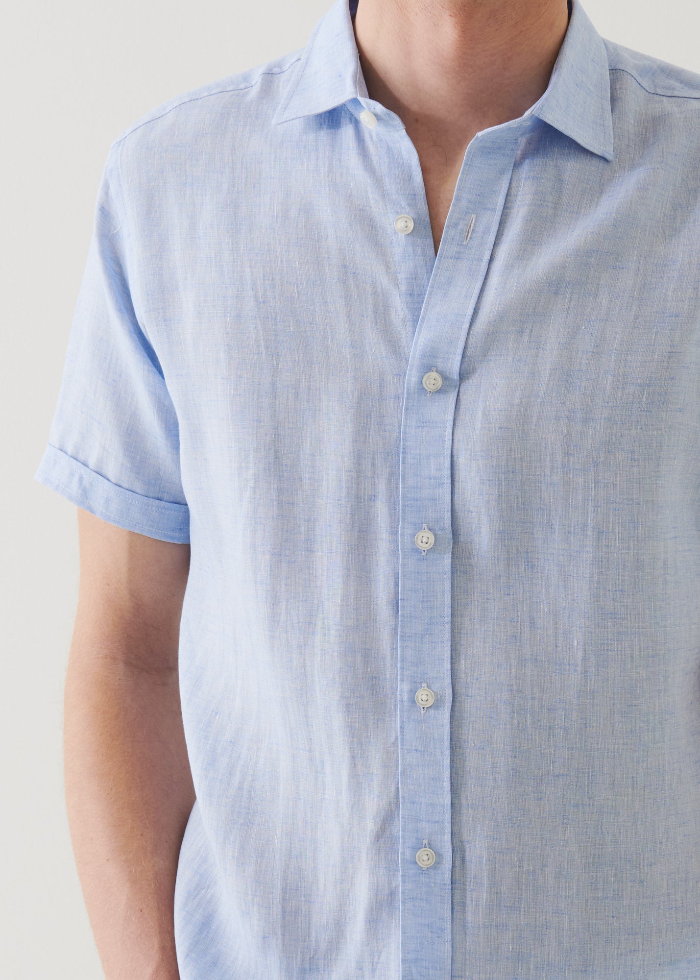 Short Sleeve Linen Shirt - PATRICK ASSARAF