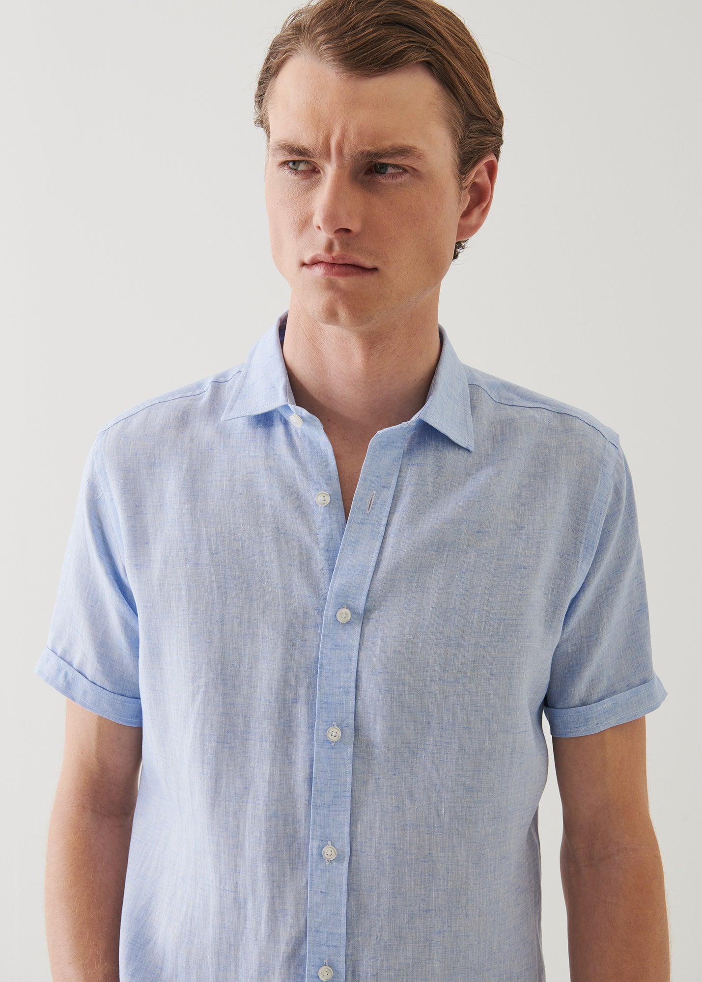 Short Sleeve Linen Shirt - PATRICK ASSARAF