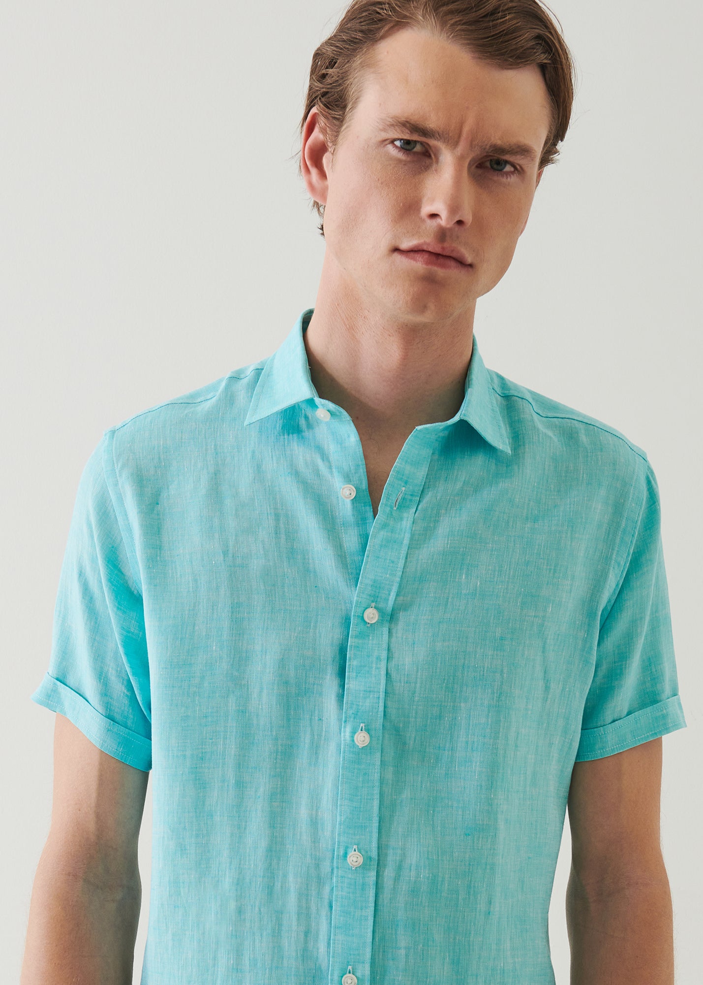Short Sleeve Linen Shirt - PATRICK ASSARAF