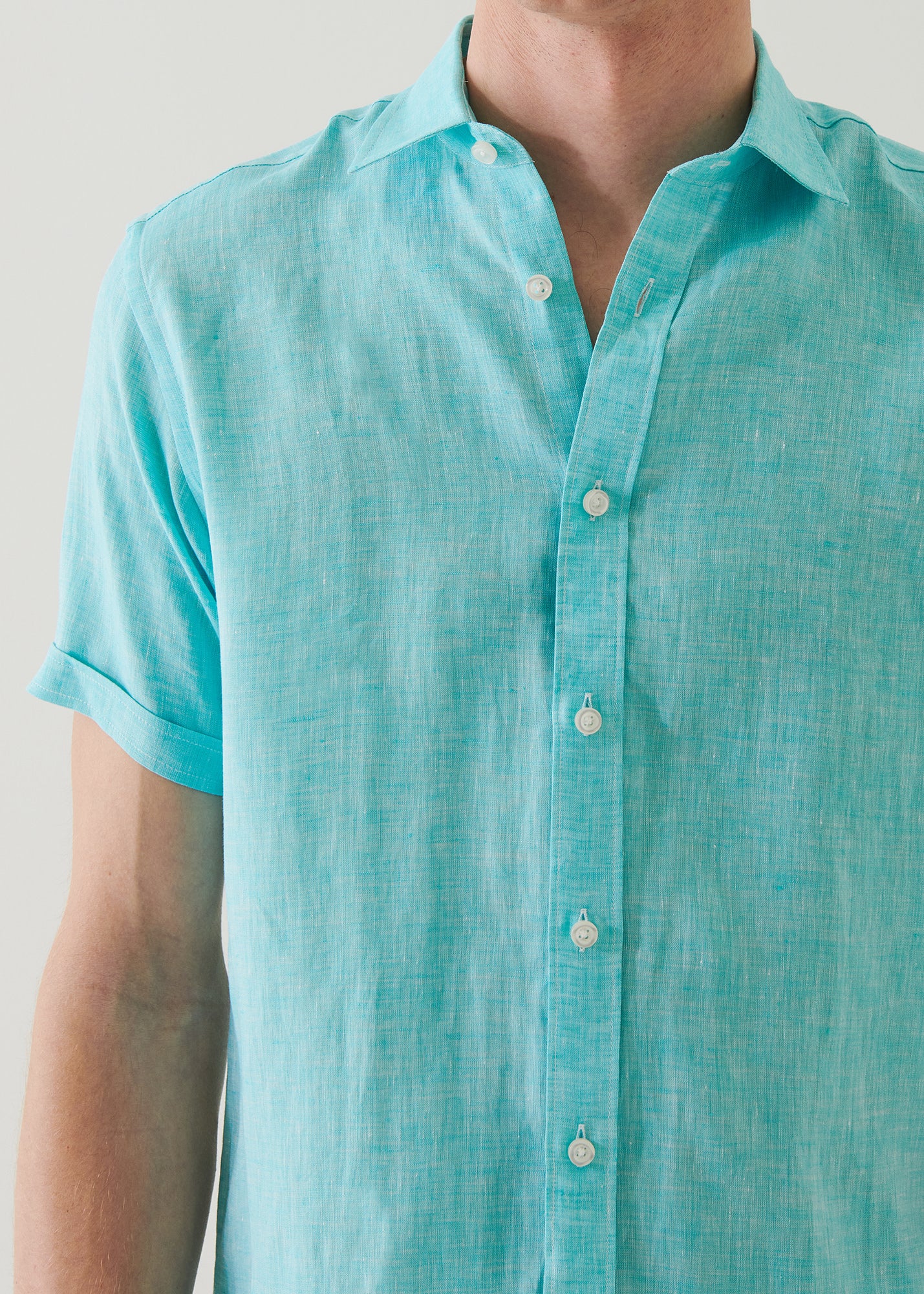 Short Sleeve Linen Shirt - PATRICK ASSARAF