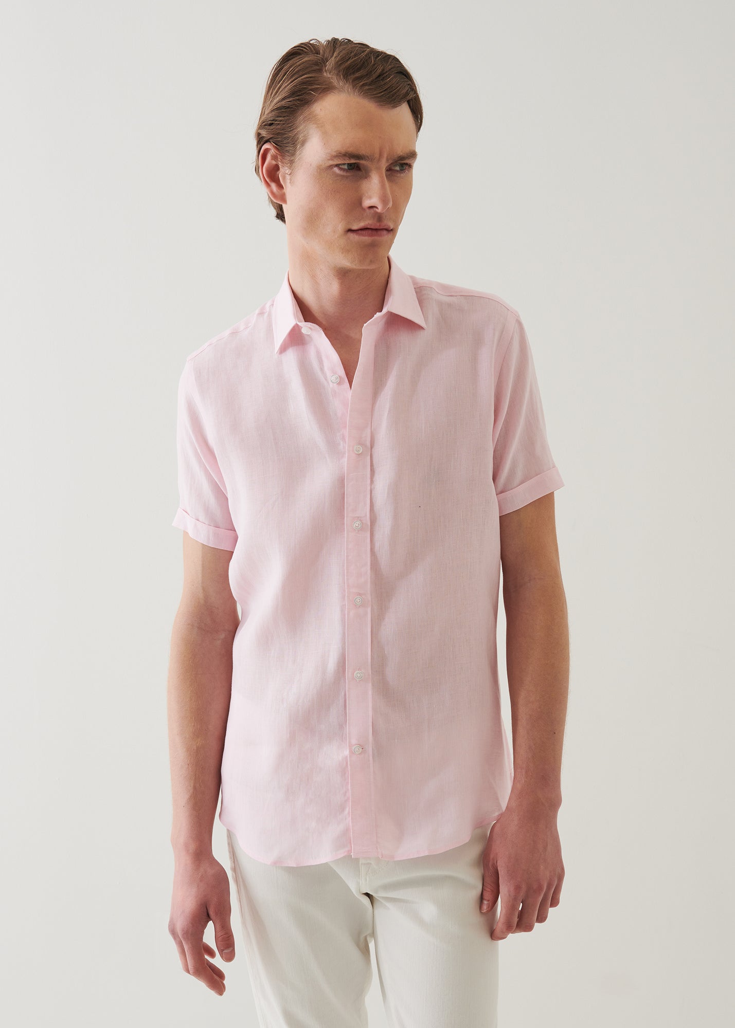 Short Sleeve Linen Shirt - PATRICK ASSARAF
