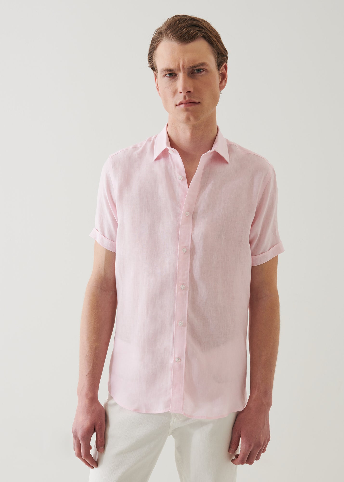Short Sleeve Linen Shirt - PATRICK ASSARAF