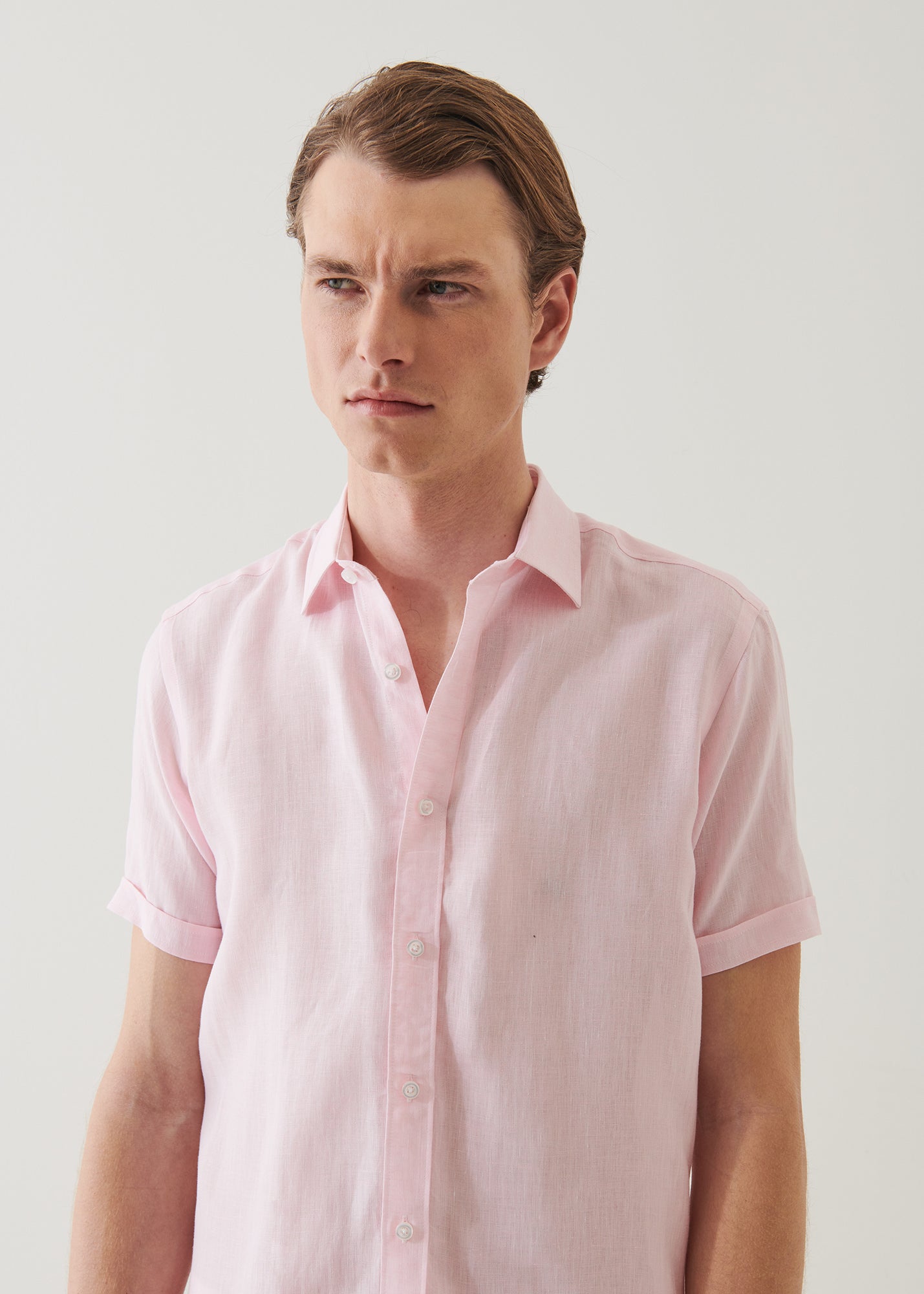 Short Sleeve Linen Shirt - PATRICK ASSARAF