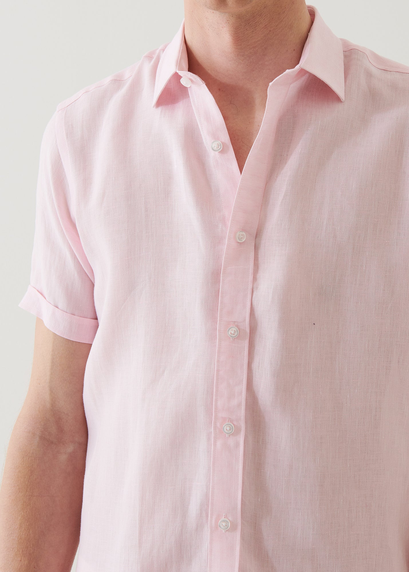 Short Sleeve Linen Shirt - PATRICK ASSARAF