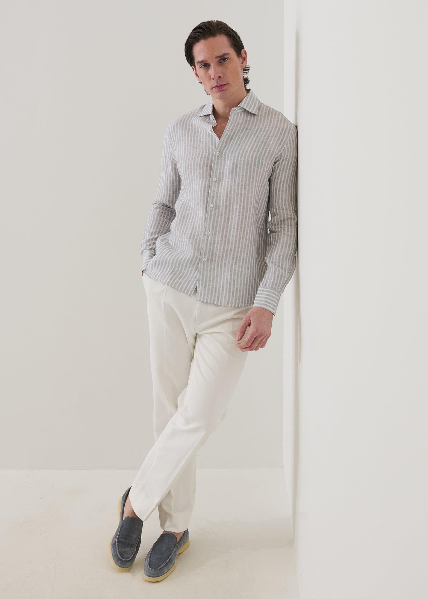 Striped Linen Shirt - PATRICK ASSARAF