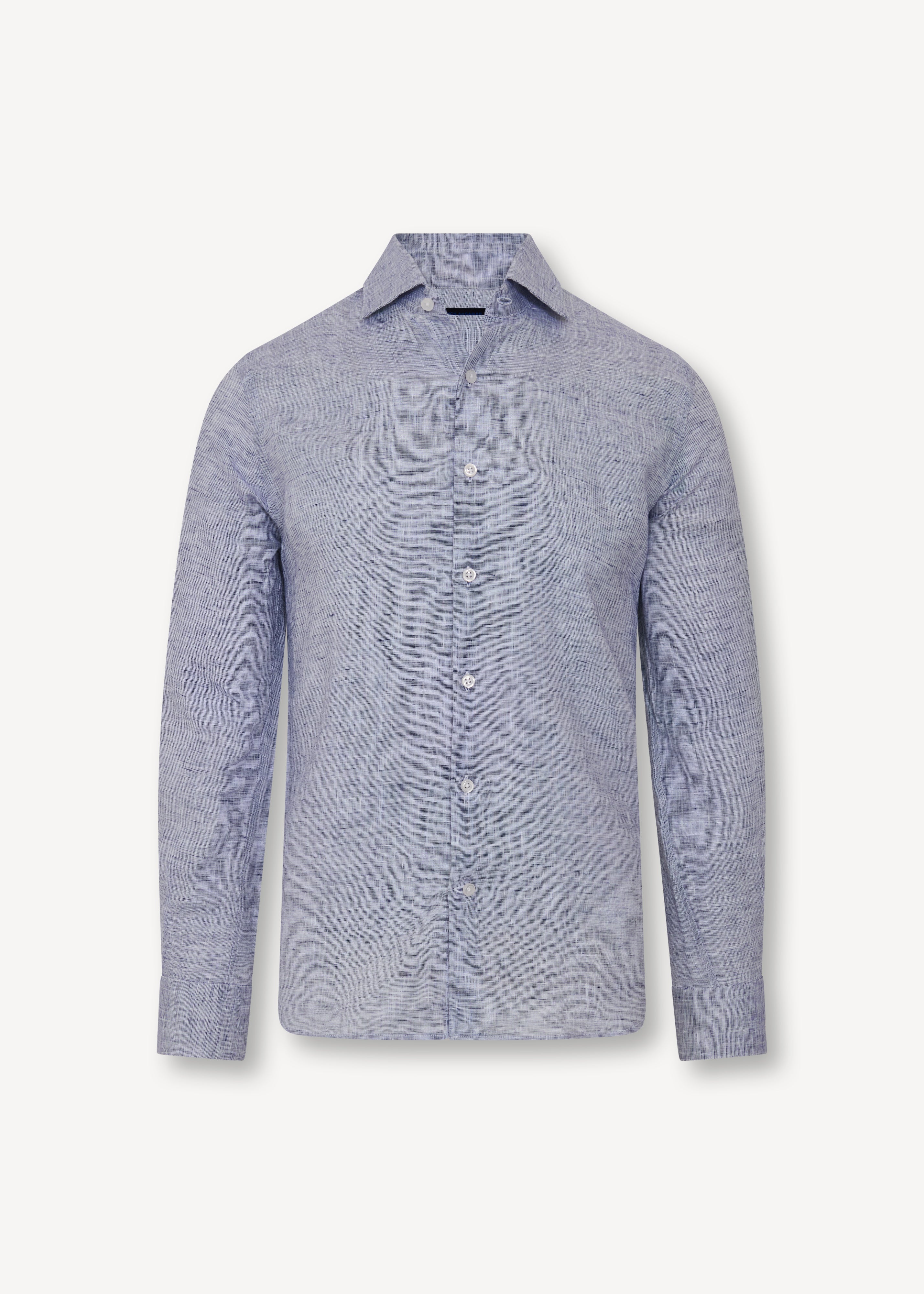 Linen End on End Shirt - PATRICK ASSARAF