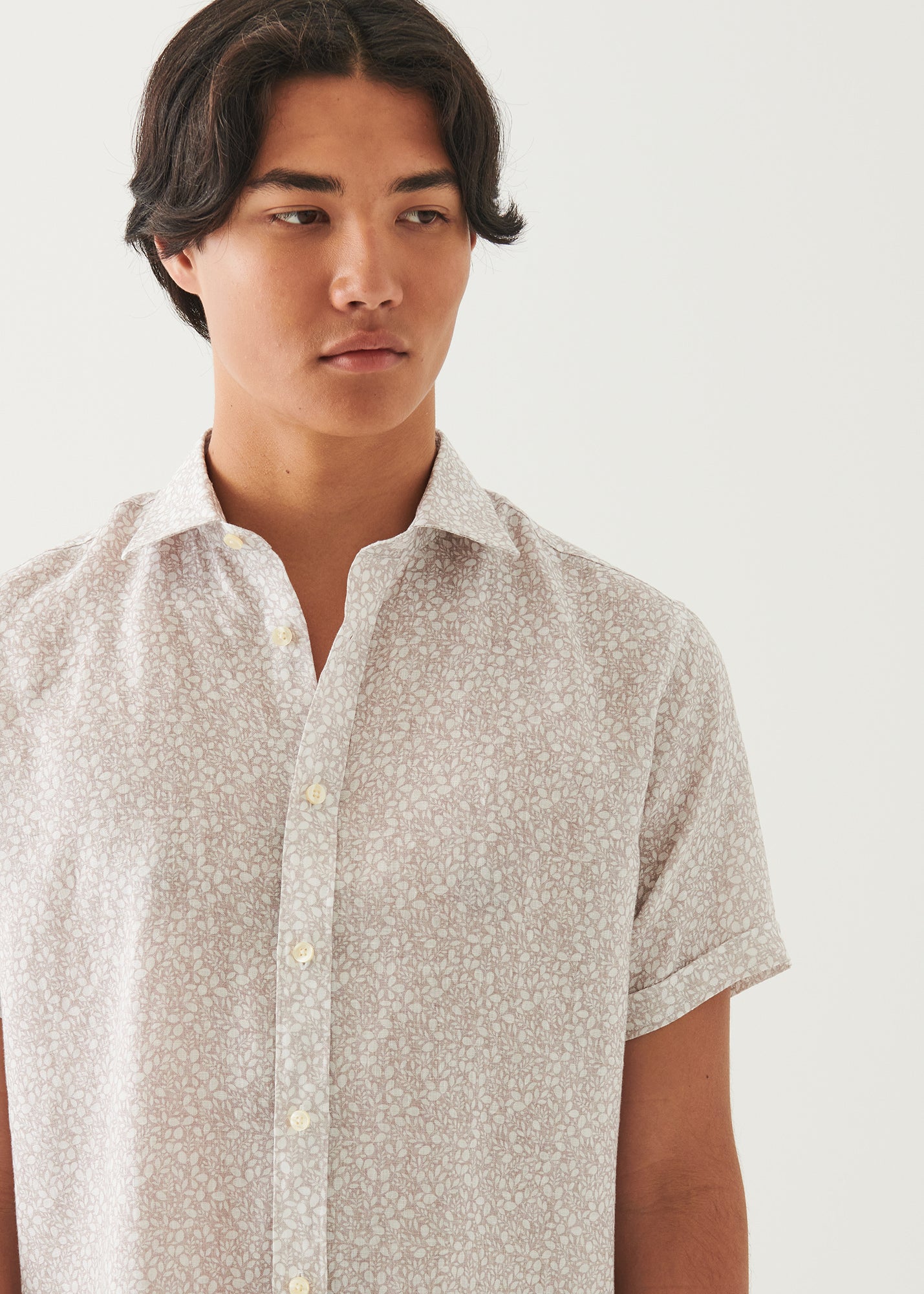 Printed Linen Shirt - PATRICK ASSARAF