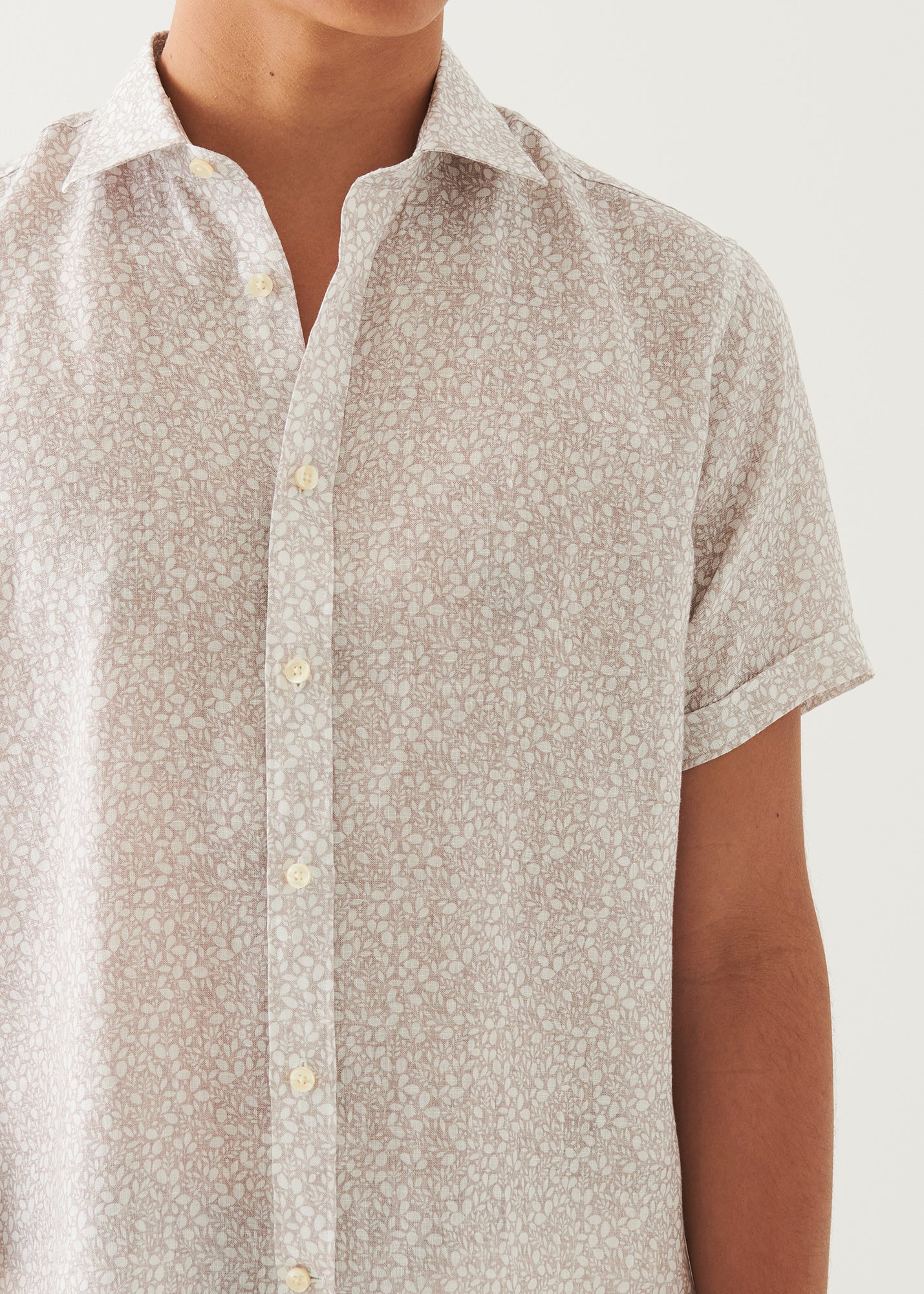 Printed Linen Shirt - PATRICK ASSARAF