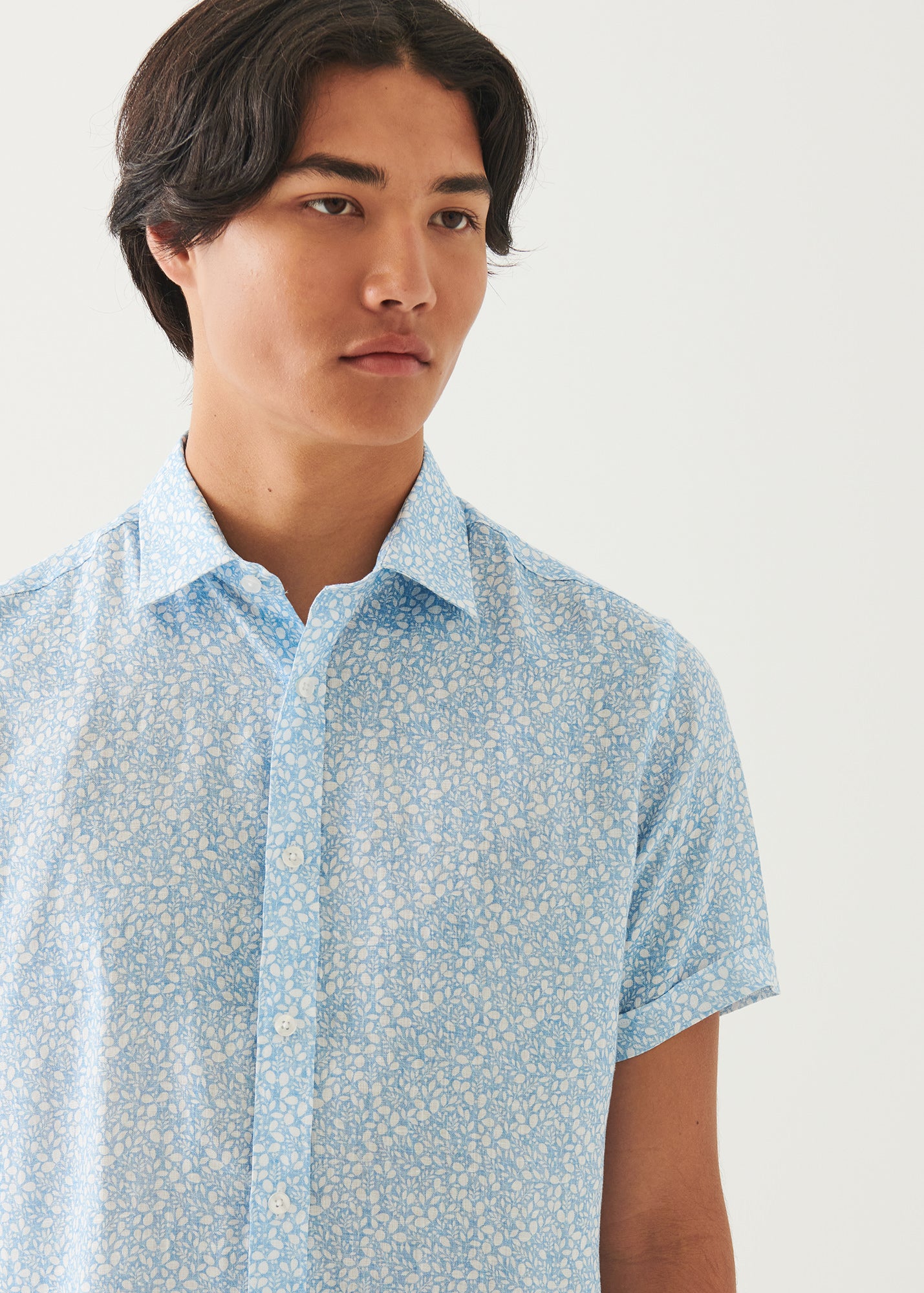 Printed Linen Shirt - PATRICK ASSARAF