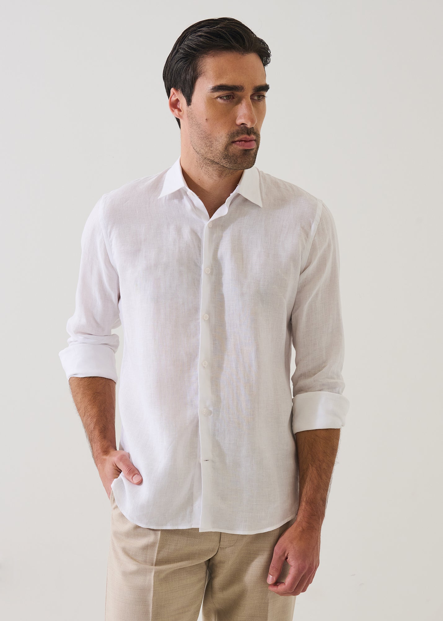 Linen Chambray Shirt