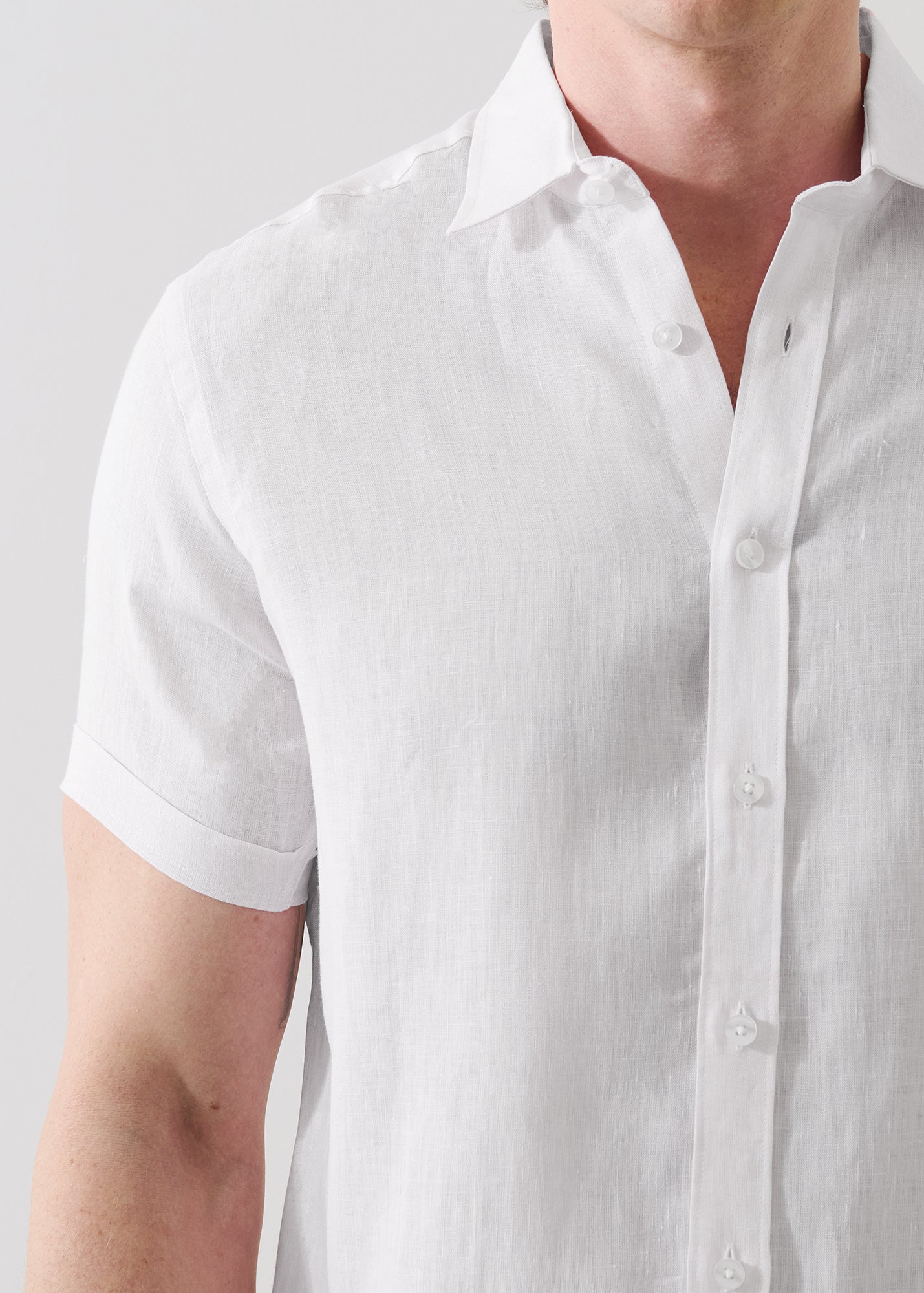 Linen Chambray Shirt - PATRICK ASSARAF