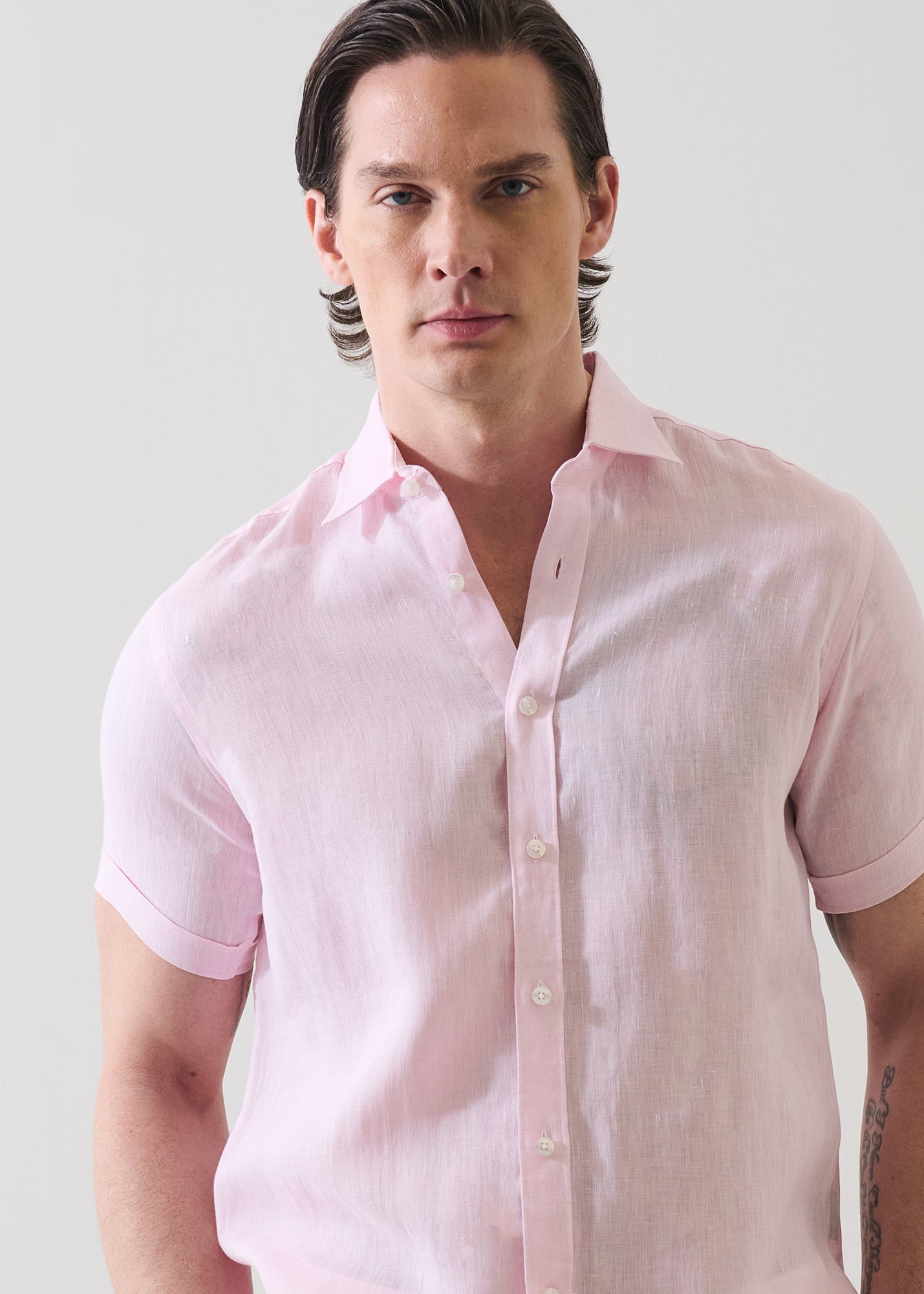 Linen Chambray Shirt - PATRICK ASSARAF