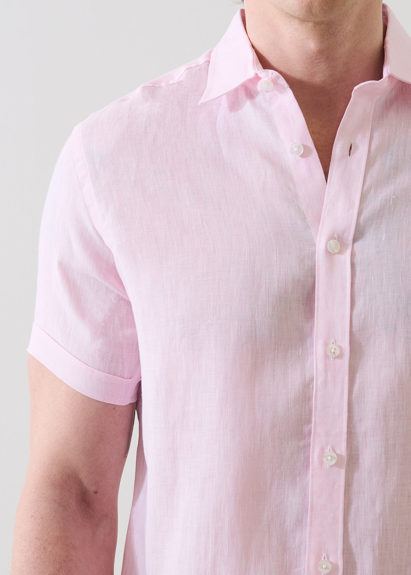 Linen Chambray Shirt - PATRICK ASSARAF