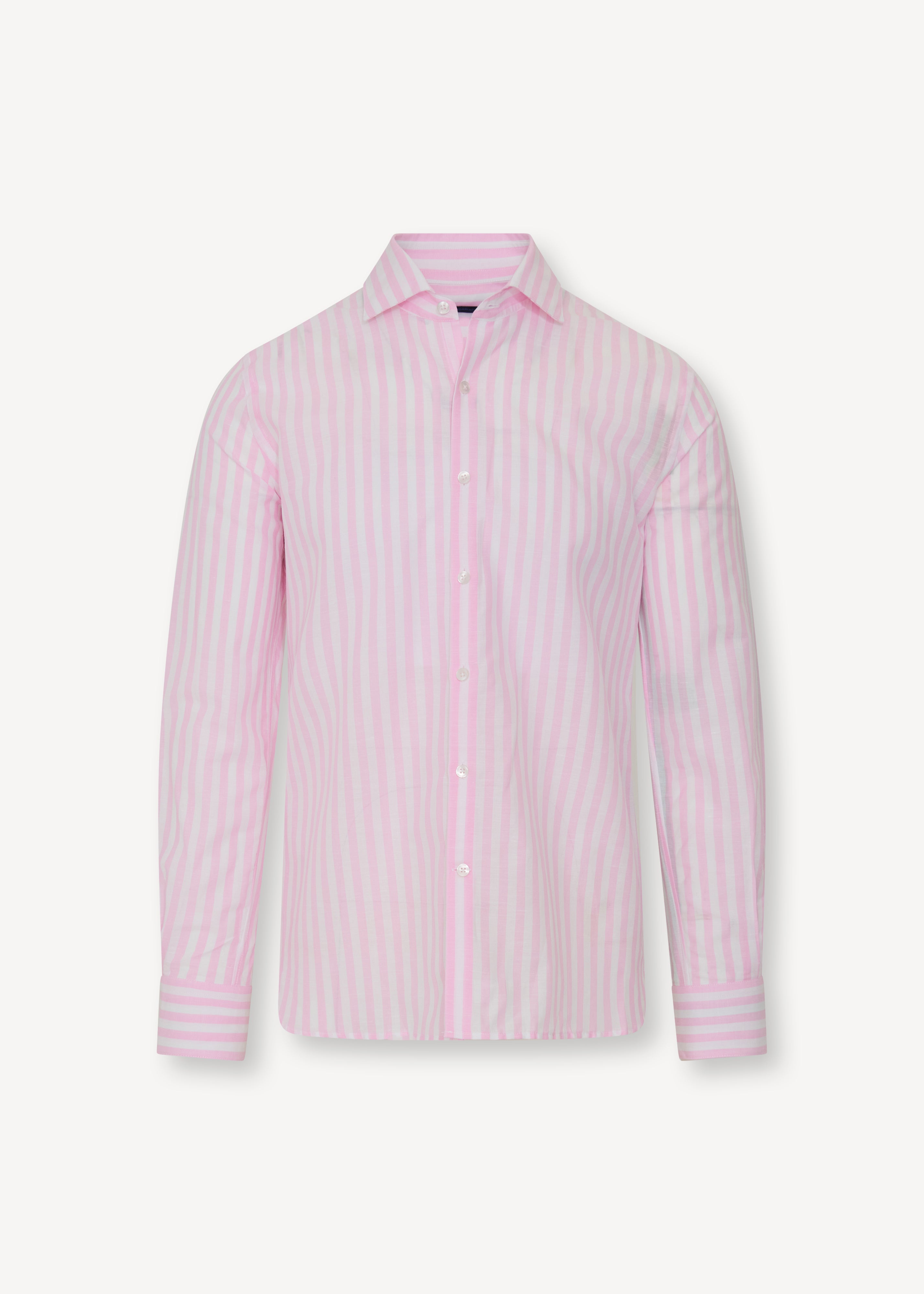 Bengal Stripe Linen-Cotton Shirt - PATRICK ASSARAF