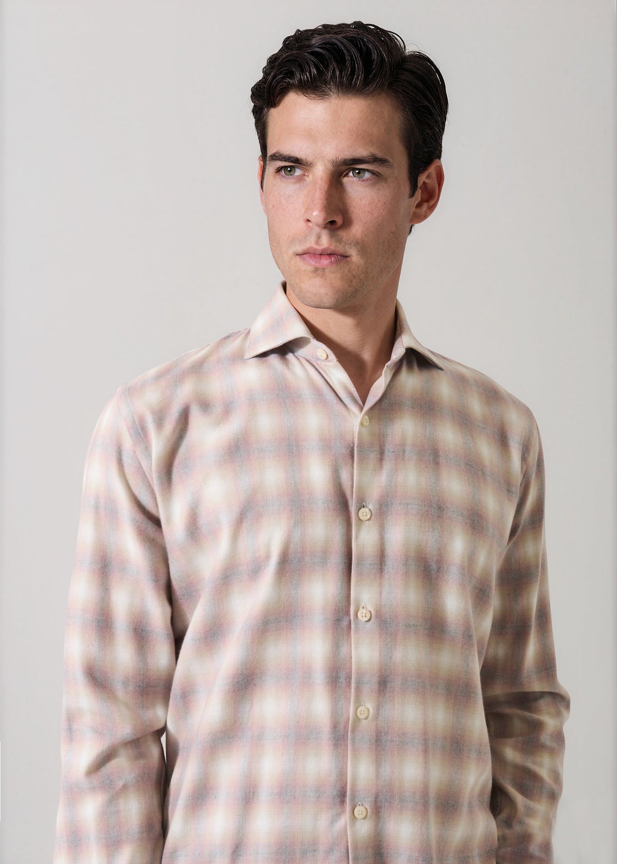 Ombre Check Shirt - PATRICK ASSARAF