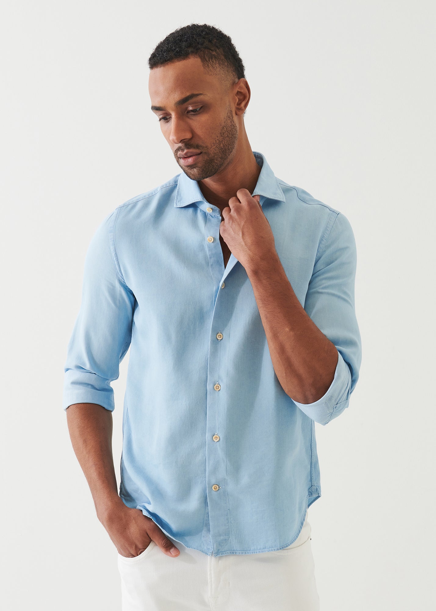 Tencel Denim Shirt - PATRICK ASSARAF