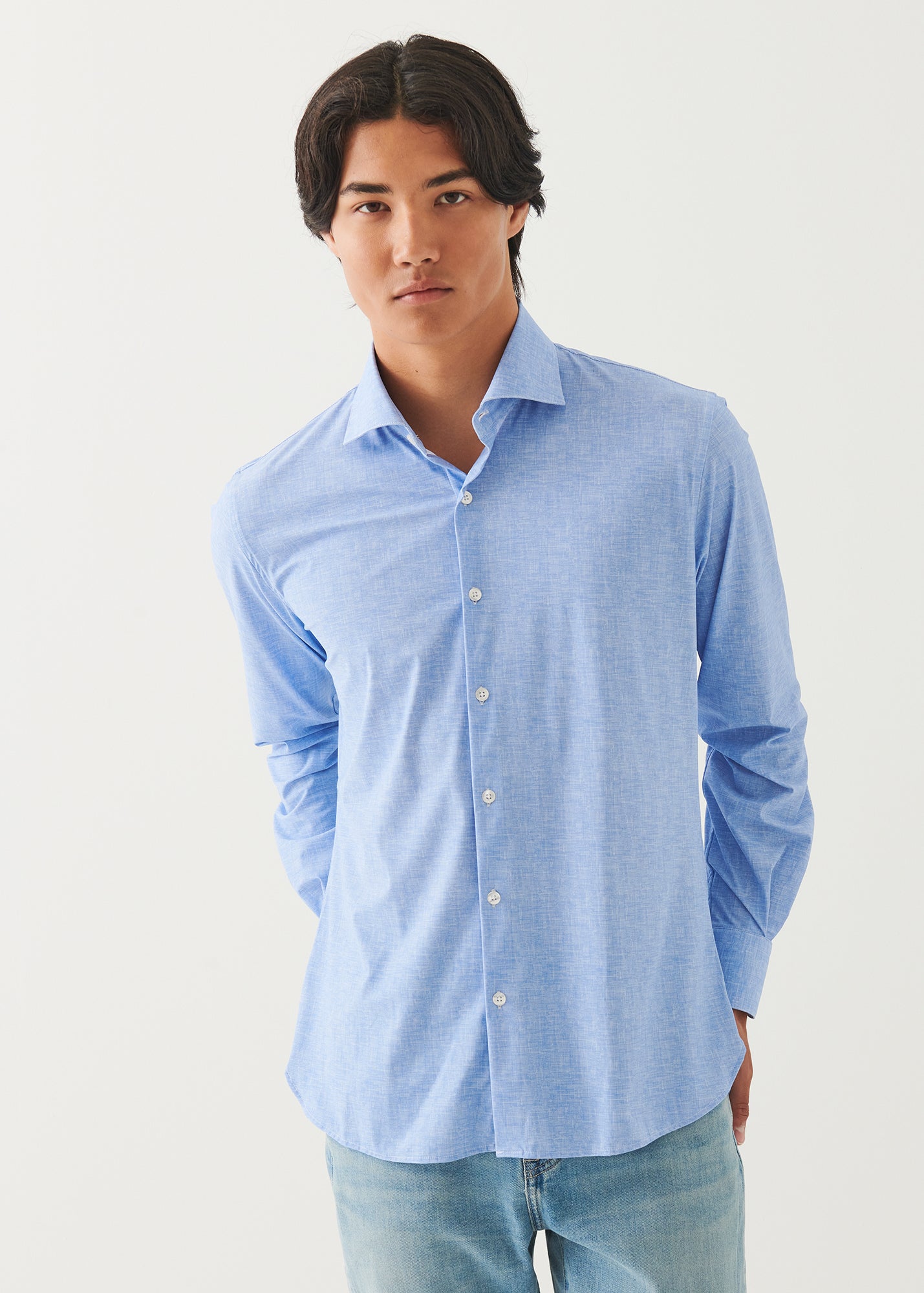 Nylon Stretch Shirt - PATRICK ASSARAF