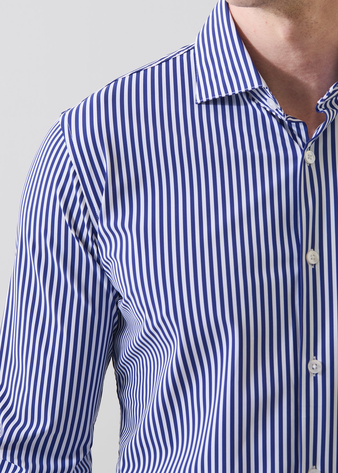 Bengal Stripe Performance Shirt - PATRICK ASSARAF