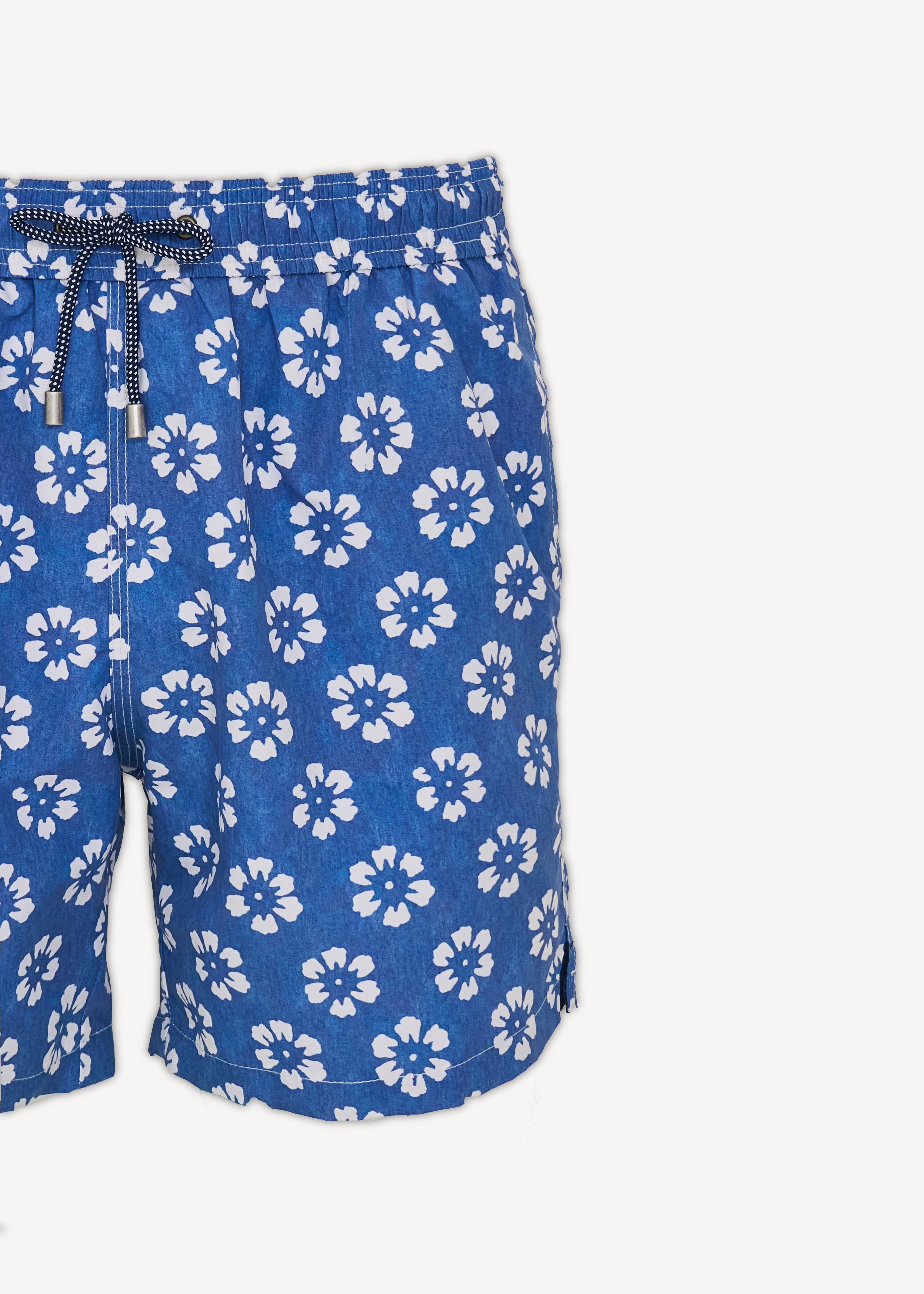 Tropical Print Swim Short