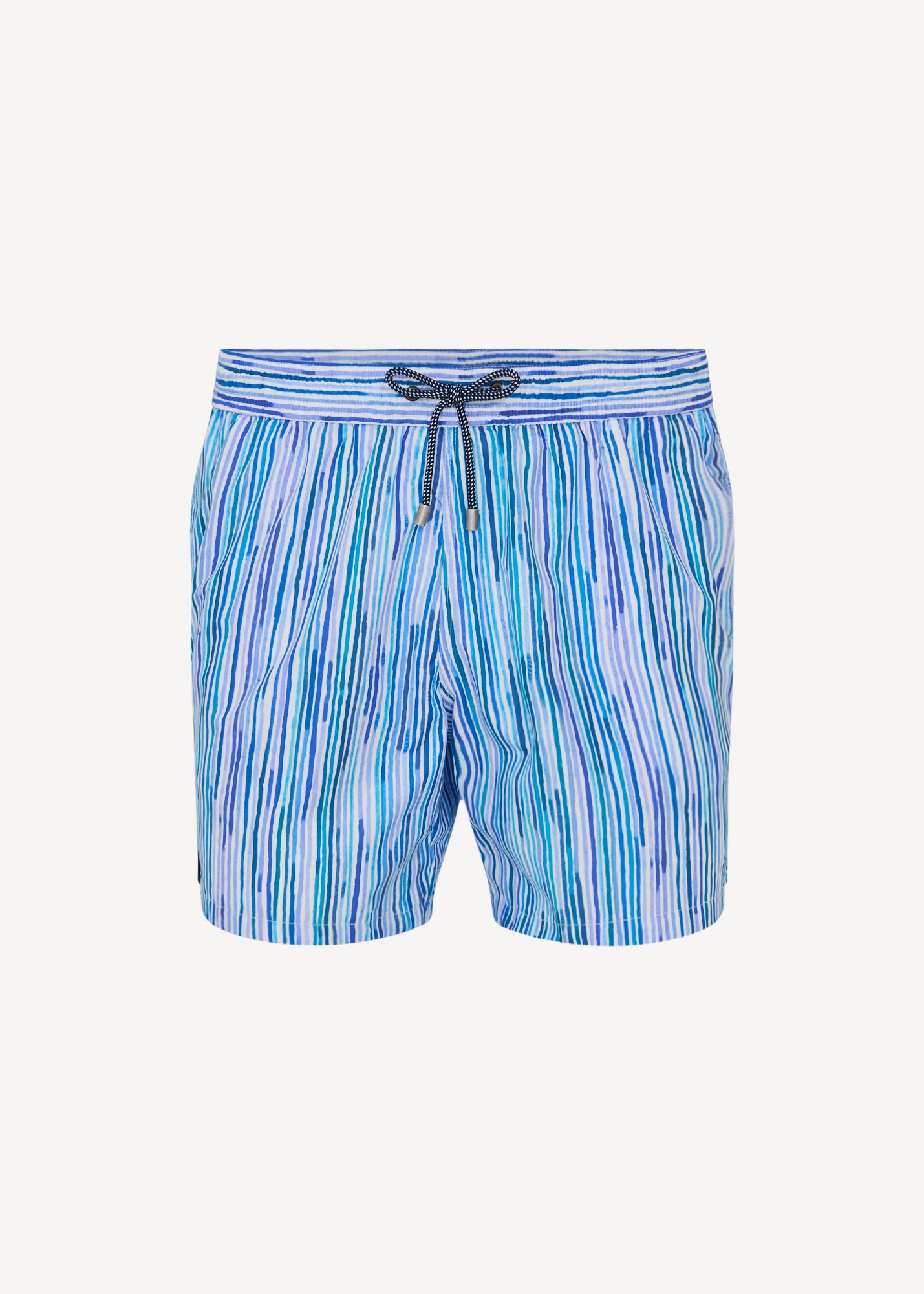 Watercolour Stripe Print Swim Short